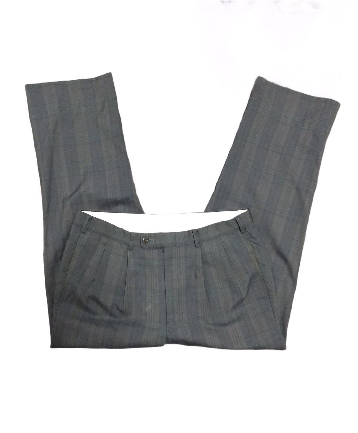 Burberry × Vintage Vintage Burberry casual pant new wool 100% Size US 34 / EU 50 - 1 Thumbnail