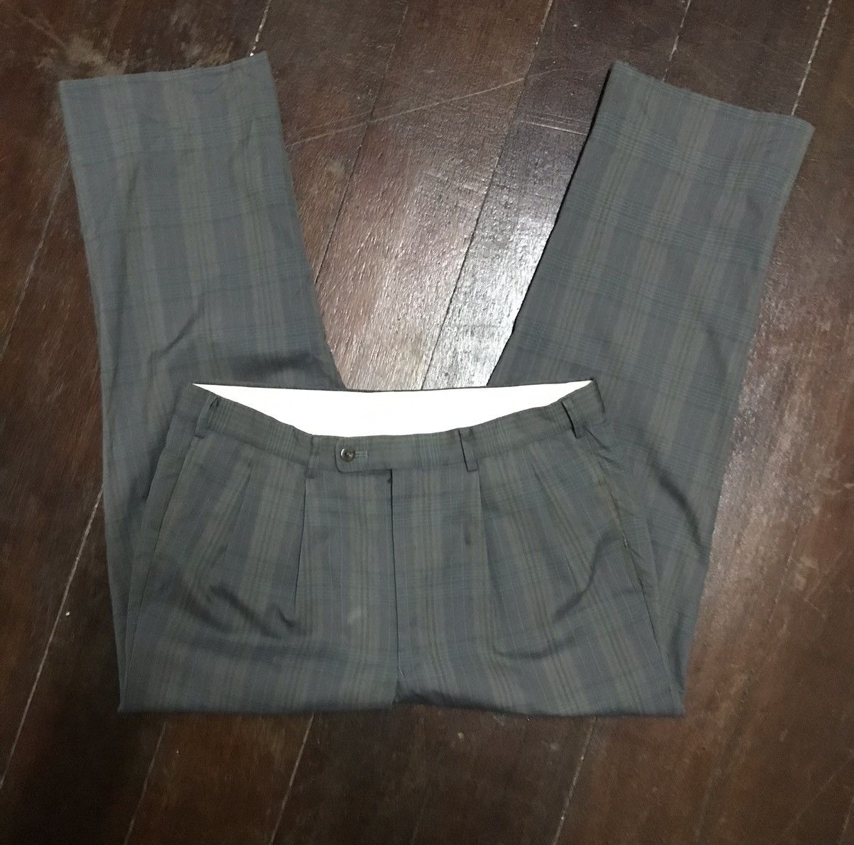 Burberry × Vintage Vintage Burberry casual pant new wool 100% Size US 34 / EU 50 - 8 Thumbnail