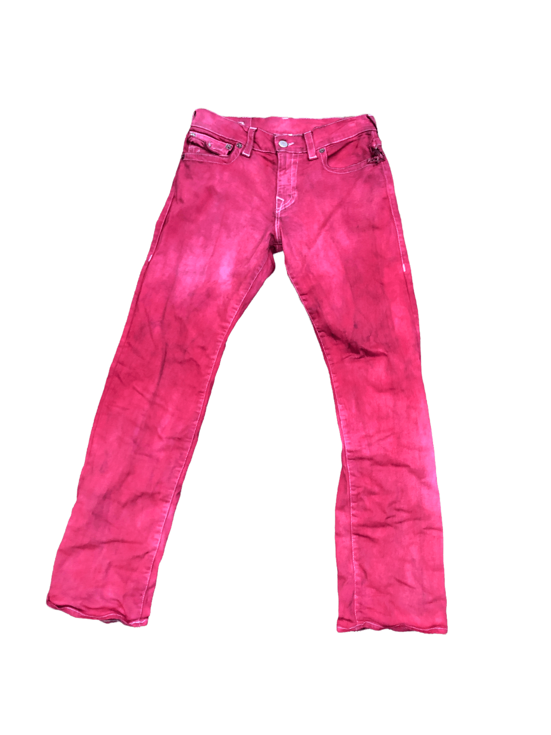 True Religion × Vintage Vintage True Religion Jeans Size 29 RICKY Red Size US 29 - 4 Thumbnail