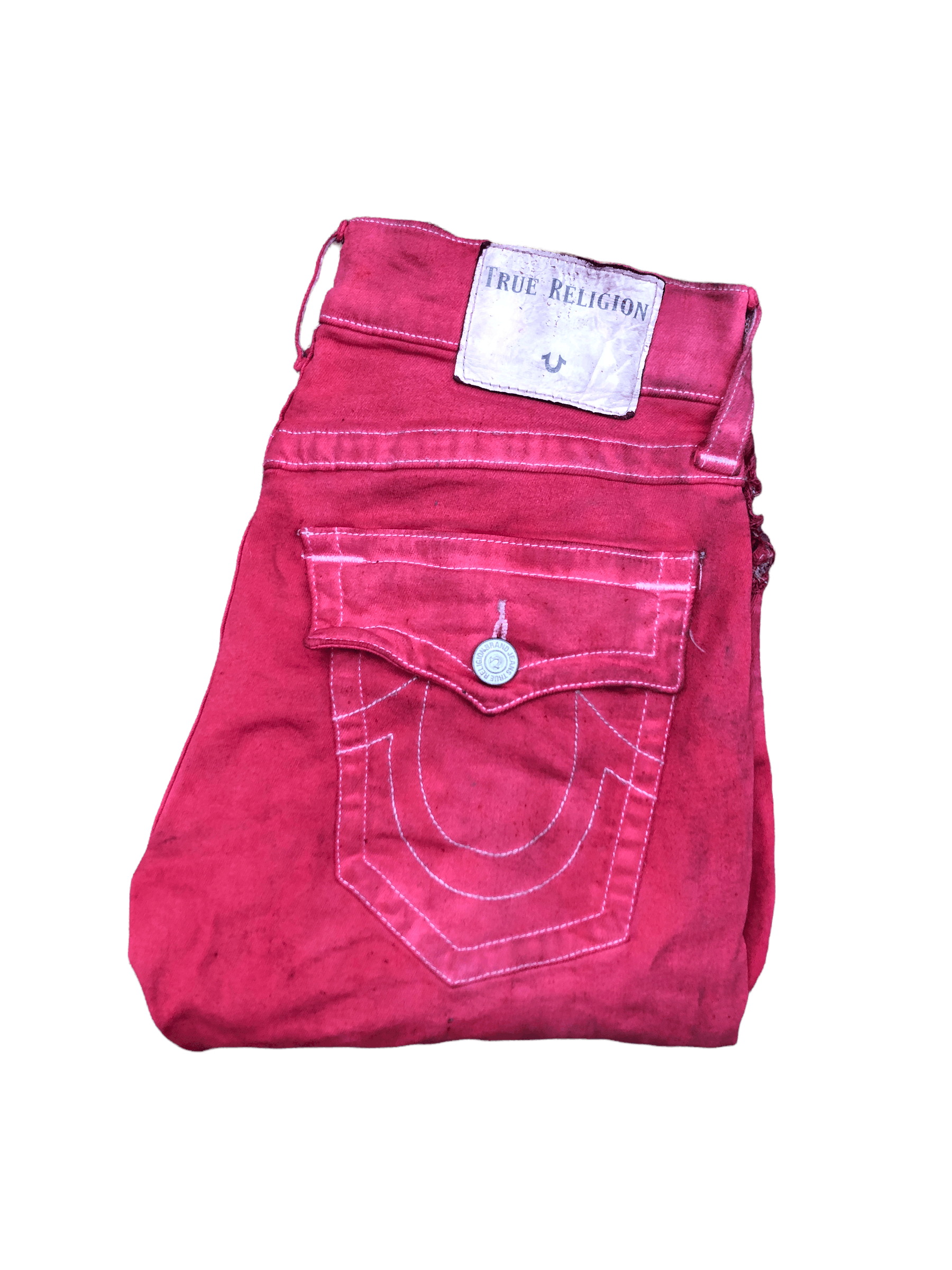 True Religion × Vintage Vintage True Religion Jeans Size 29 RICKY Red Size US 29 - 9 Thumbnail