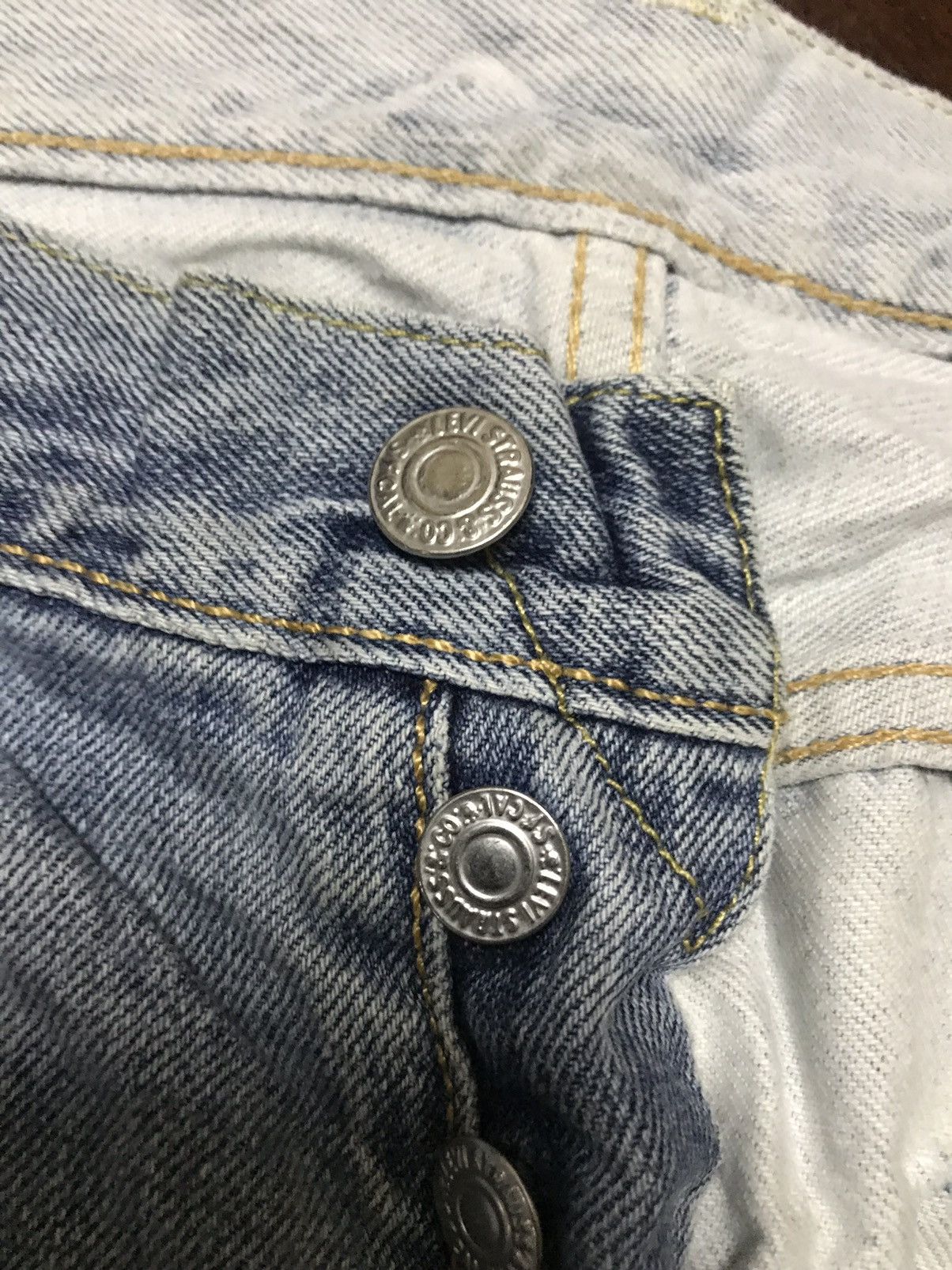 Levi's Vintage Clothing × Vintage 🔥rare 🔥Levi’s 501 distressed denim Size US 36 / EU 52 - 11 Thumbnail