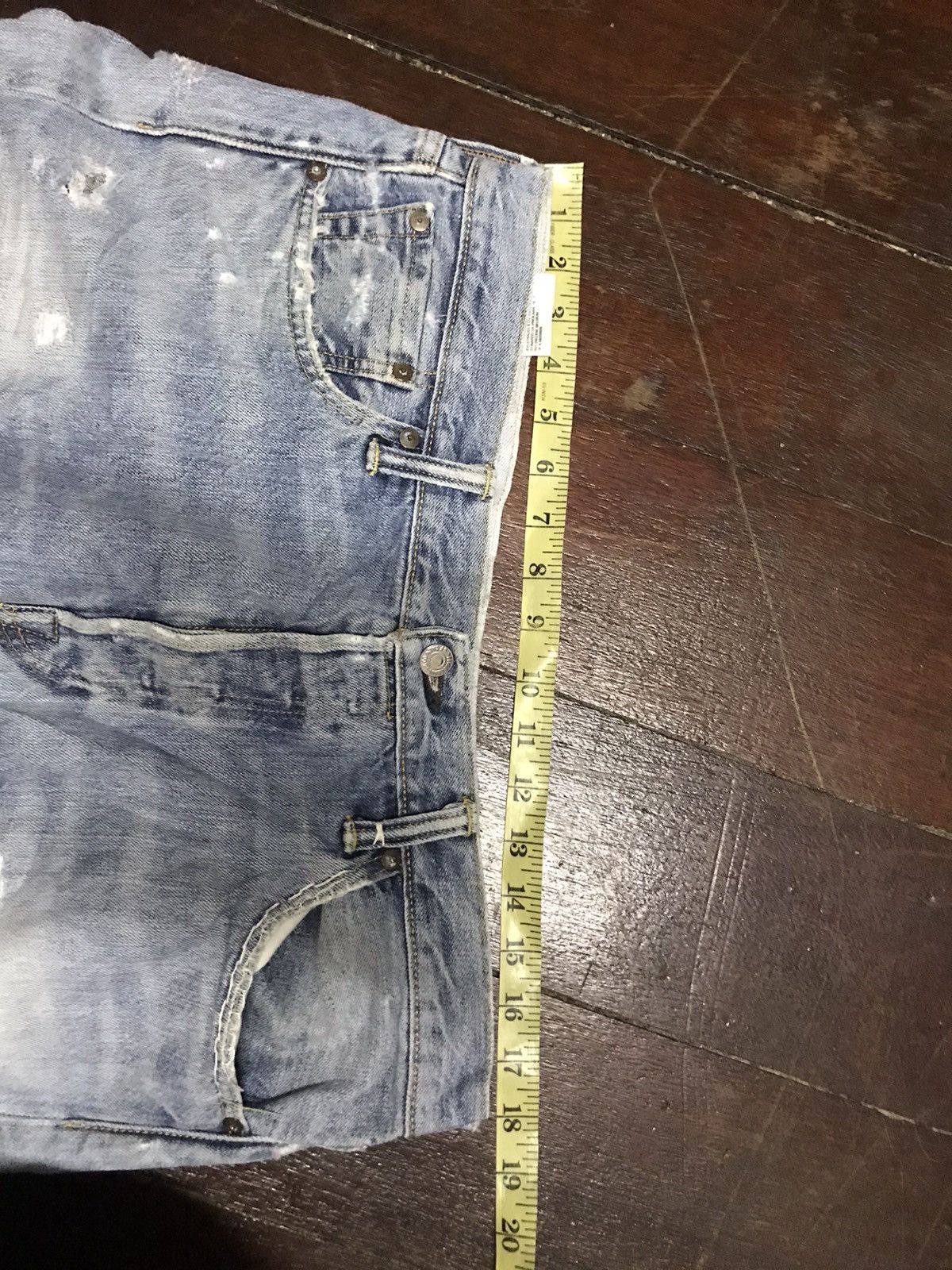 Levi's Vintage Clothing × Vintage 🔥rare 🔥Levi’s 501 distressed denim Size US 36 / EU 52 - 12 Thumbnail