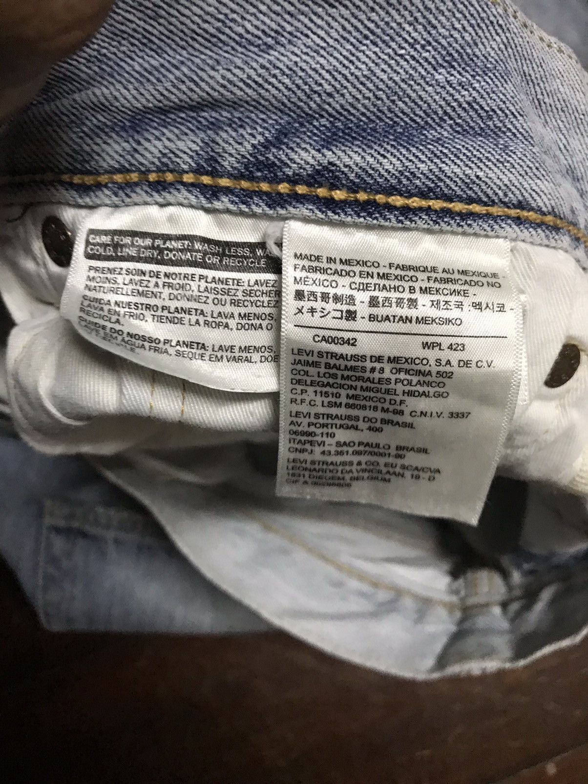 Levi's Vintage Clothing × Vintage 🔥rare 🔥Levi’s 501 distressed denim Size US 36 / EU 52 - 8 Thumbnail