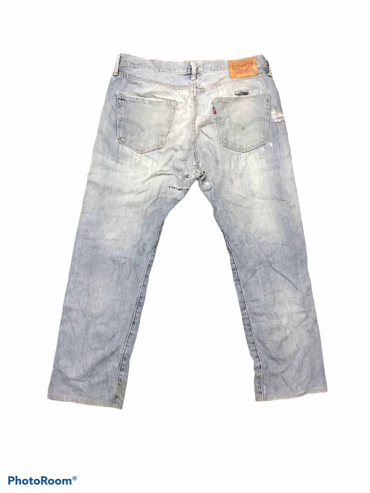 Levi's Vintage Clothing × Vintage 🔥rare 🔥Levi’s 501 distressed denim Size US 36 / EU 52 - 14 Thumbnail