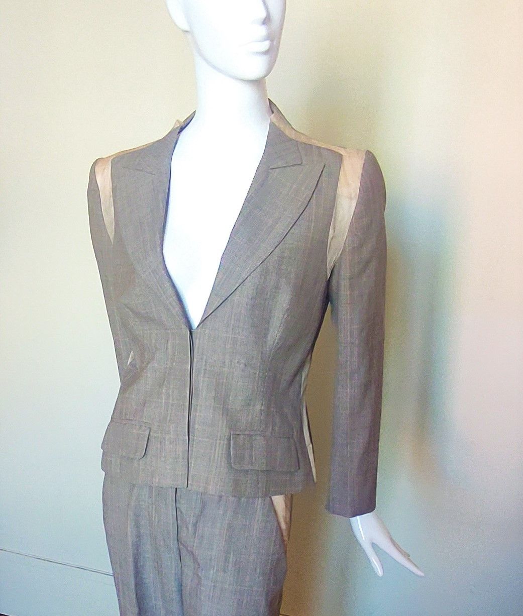 Alexander McQueen Alexander McQueen S/S 2004 Deliverance Dress Suit Size M / US 6-8 / IT 42-44 - 3 Thumbnail