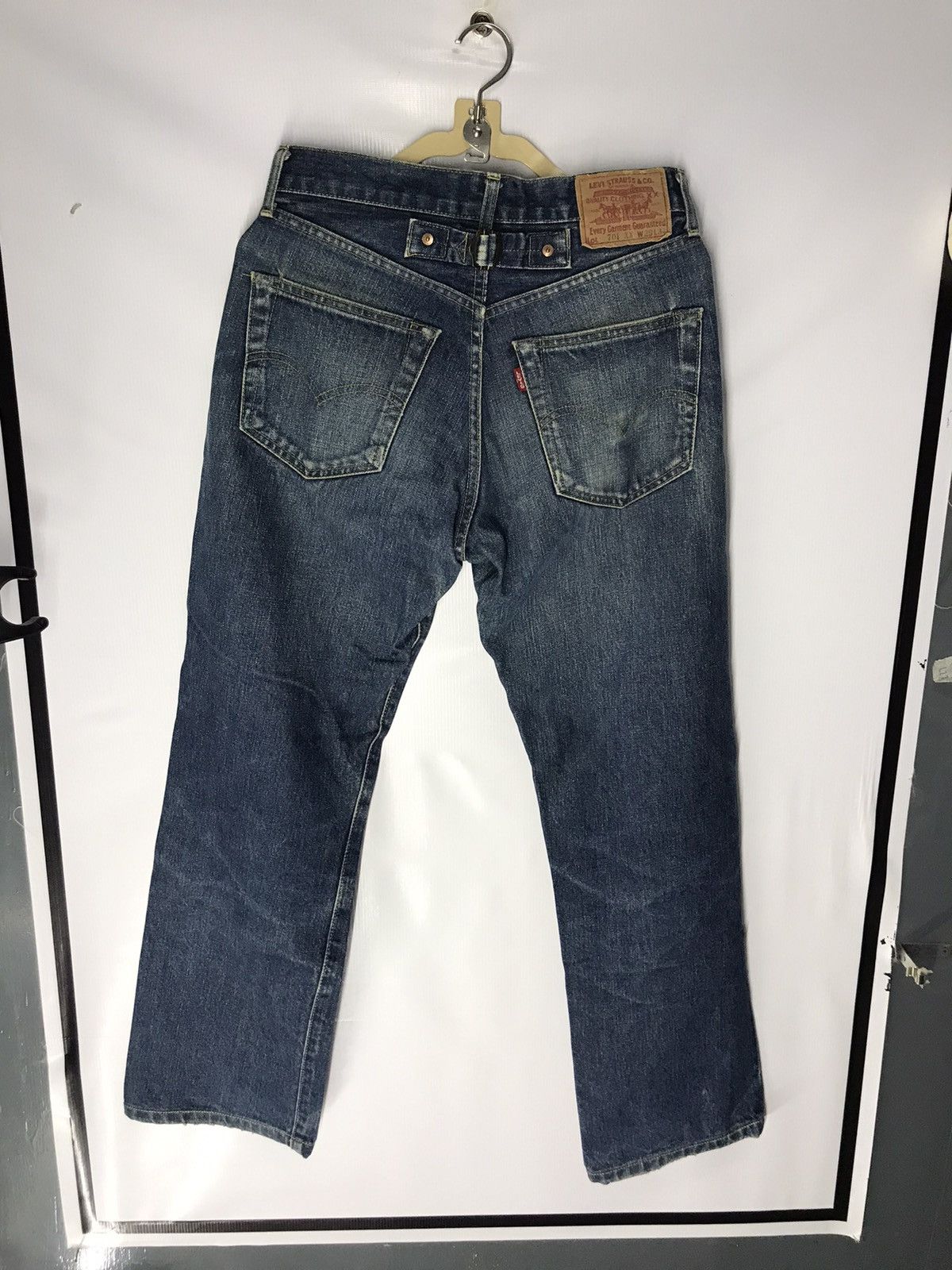 Levi's Vintage Clothing × Vintage Vintage Levi’s big E 701 xx selvedge distressed denim Size US 29 - 16 Thumbnail