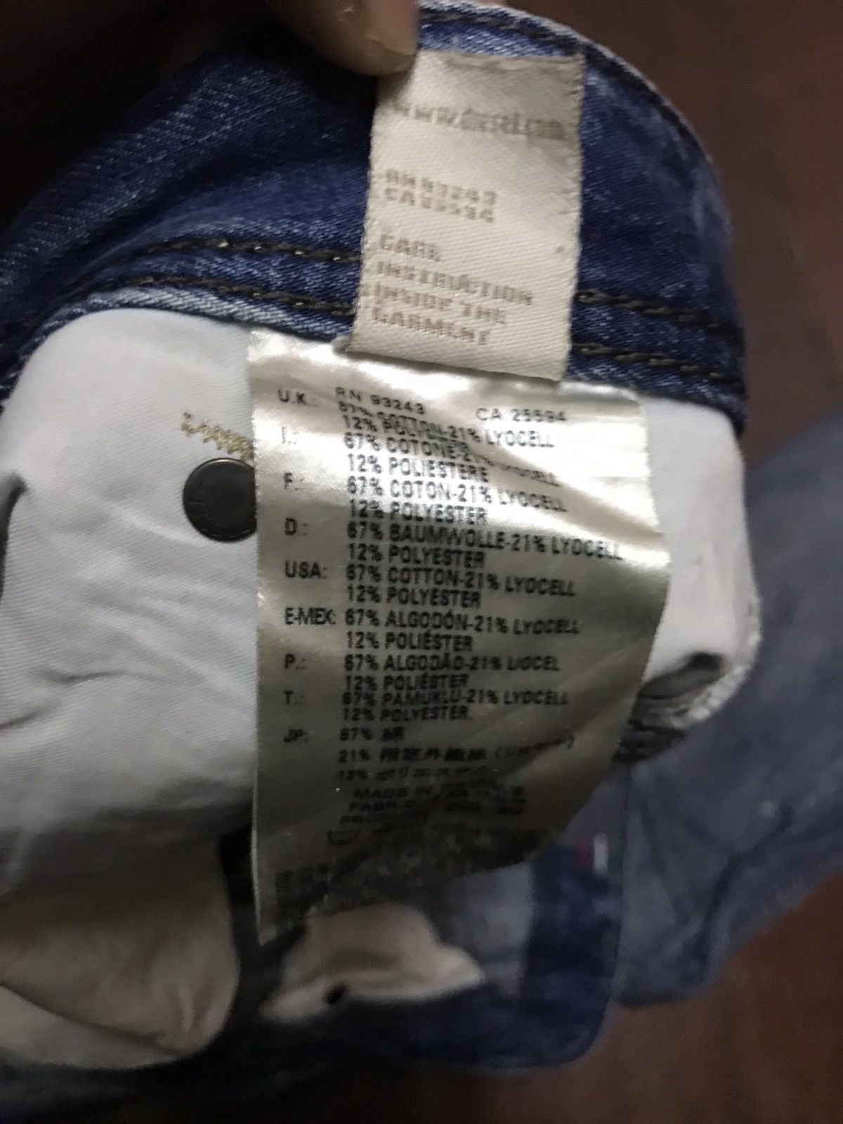 Diesel Diesel blue eyecons 2013/2 edition distressed denim jeans Size US 32 / EU 48 - 10 Thumbnail