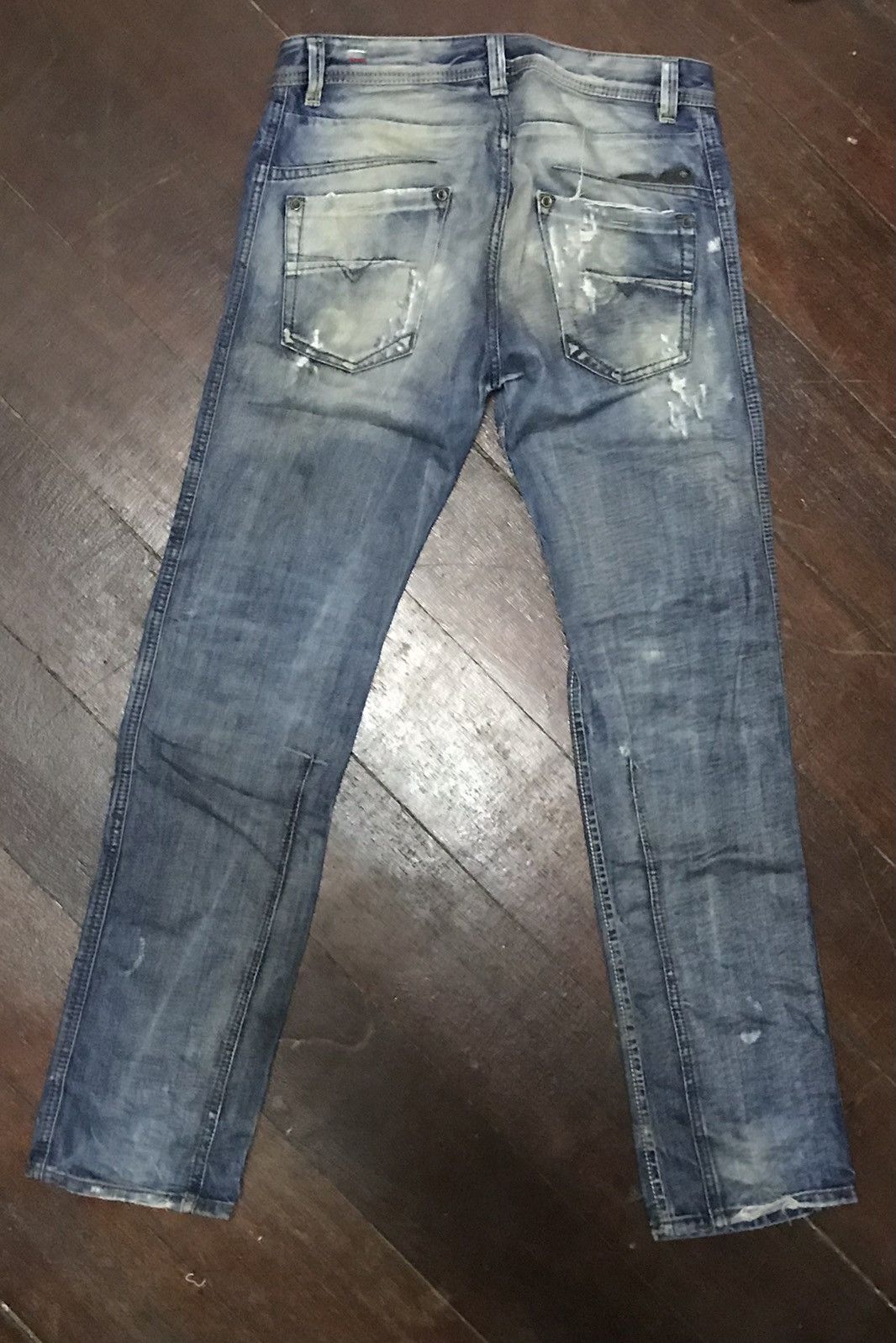Diesel Diesel blue eyecons 2013/2 edition distressed denim jeans Size US 32 / EU 48 - 15 Thumbnail