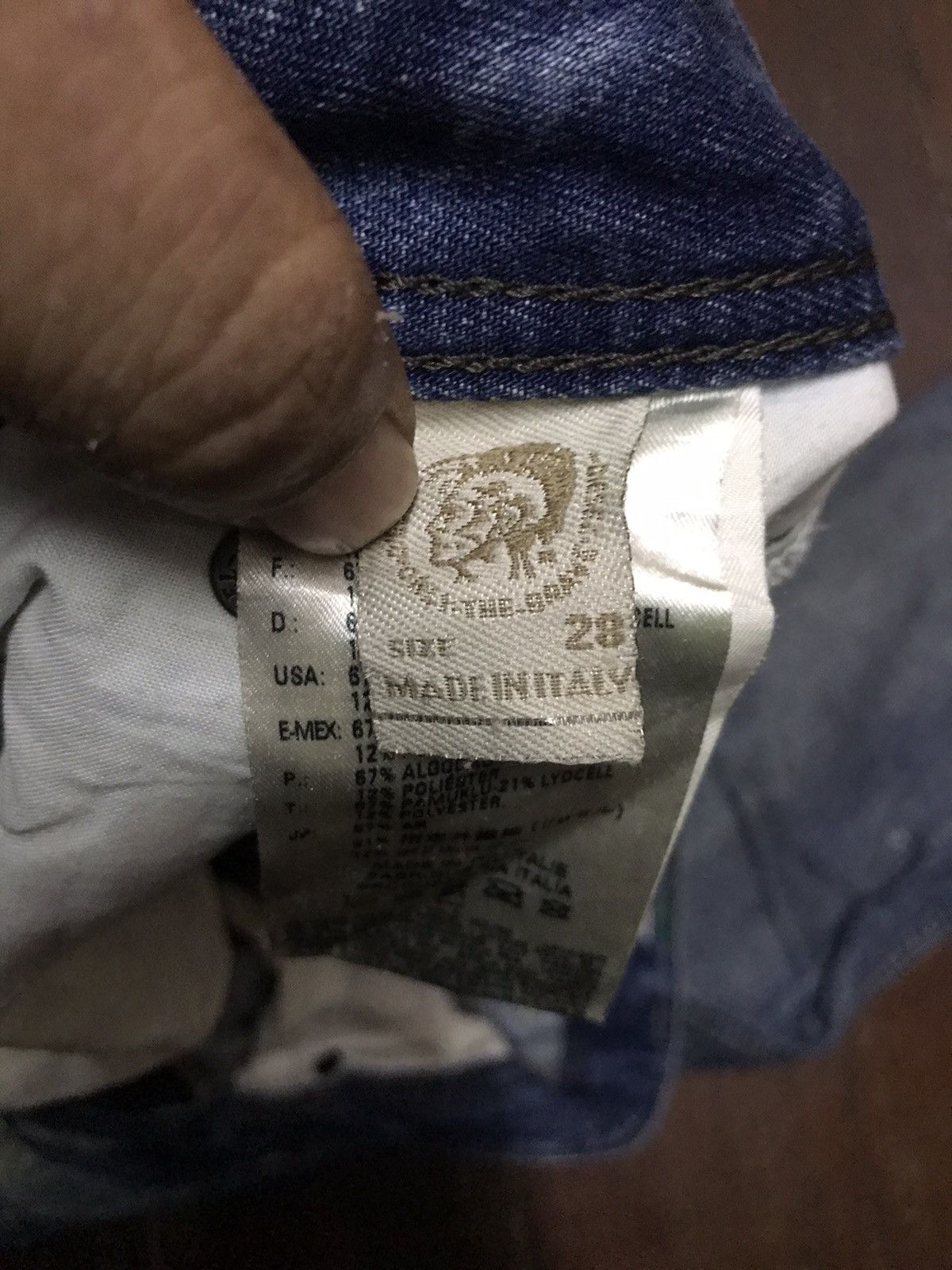 Diesel Diesel blue eyecons 2013/2 edition distressed denim jeans Size US 32 / EU 48 - 6 Thumbnail