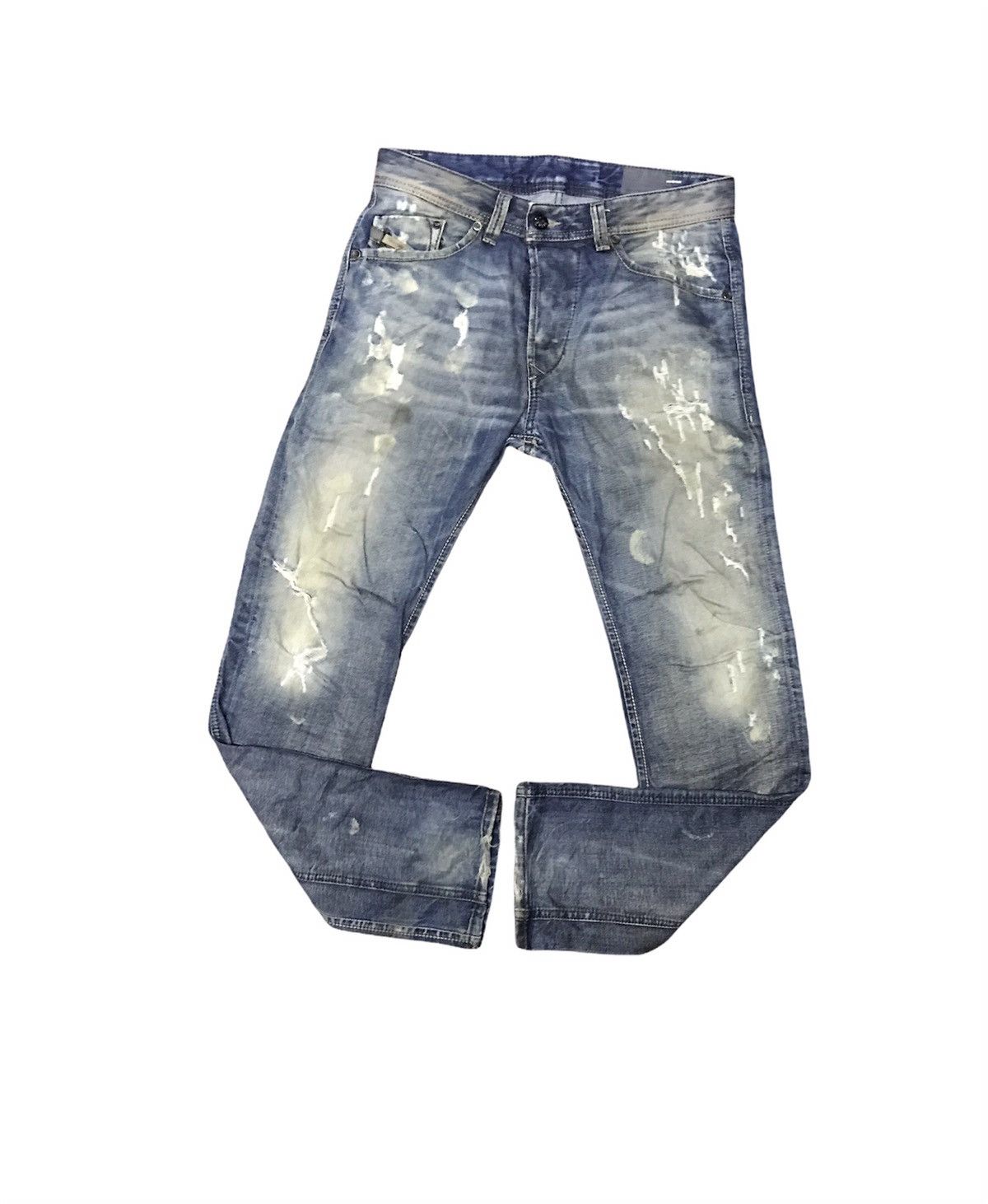 Diesel Diesel blue eyecons 2013/2 edition distressed denim jeans Size US 32 / EU 48 - 1 Thumbnail