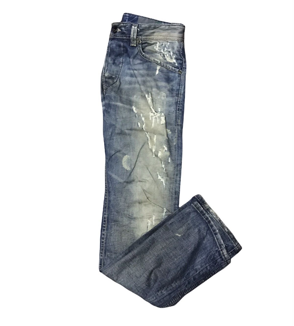 Diesel Diesel blue eyecons 2013/2 edition distressed denim jeans Size US 32 / EU 48 - 11 Thumbnail