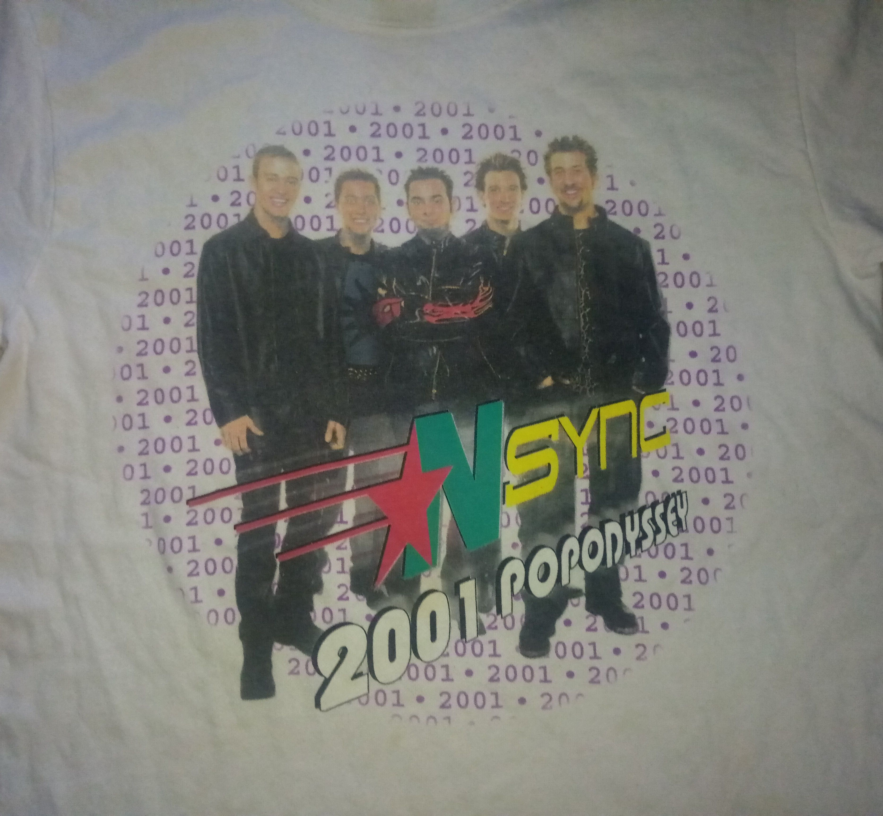 Band Tees × Vintage VTG N'sync 2000s pop boy band Backstreet Boys nsync Y2K Size US S / EU 44-46 / 1 - 1 Thumbnail