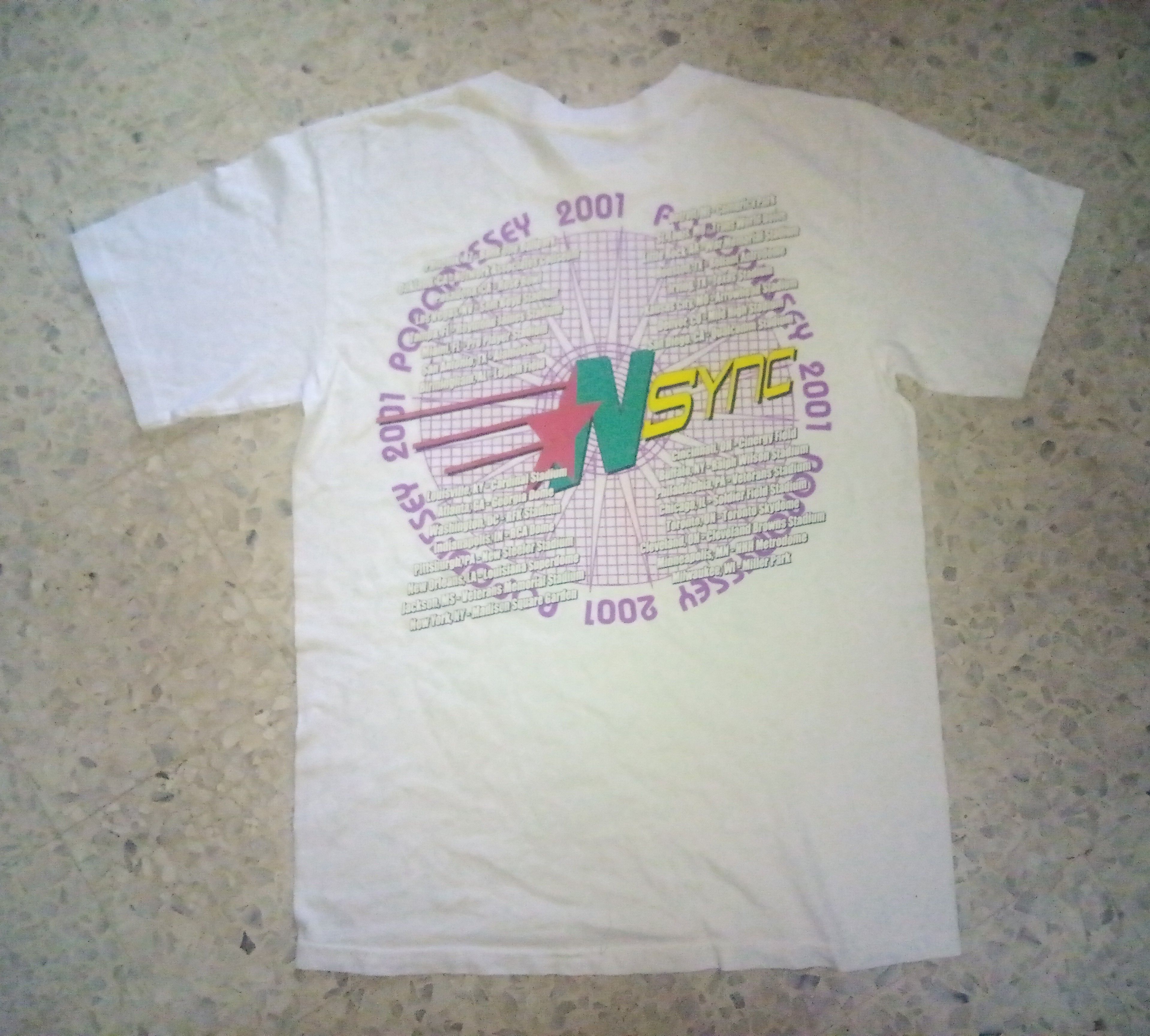 Band Tees × Vintage VTG N'sync 2000s pop boy band Backstreet Boys nsync Y2K Size US S / EU 44-46 / 1 - 3 Thumbnail