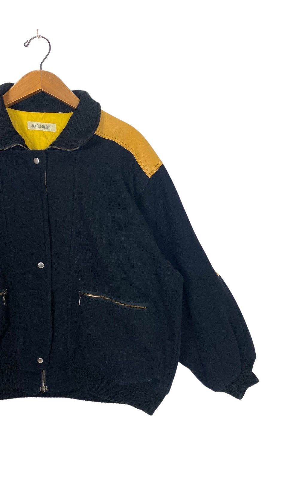 Japanese Brand Rare‼️ Vintage San Rui An Riru Wool Jacket Size US M / EU 48-50 / 2 - 4 Thumbnail