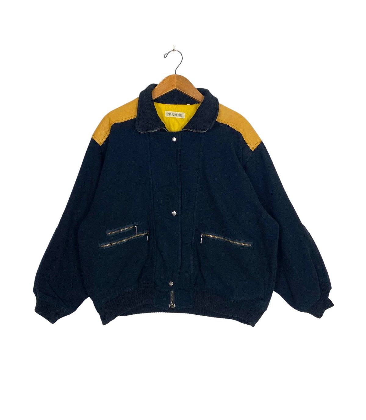 Japanese Brand Rare‼️ Vintage San Rui An Riru Wool Jacket Size US M / EU 48-50 / 2 - 1 Thumbnail
