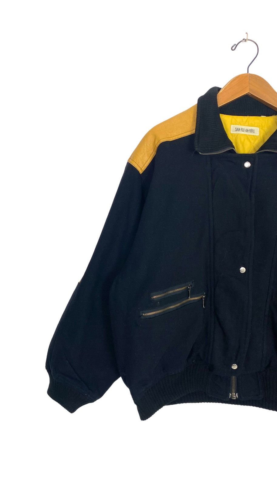 Japanese Brand Rare‼️ Vintage San Rui An Riru Wool Jacket Size US M / EU 48-50 / 2 - 3 Thumbnail