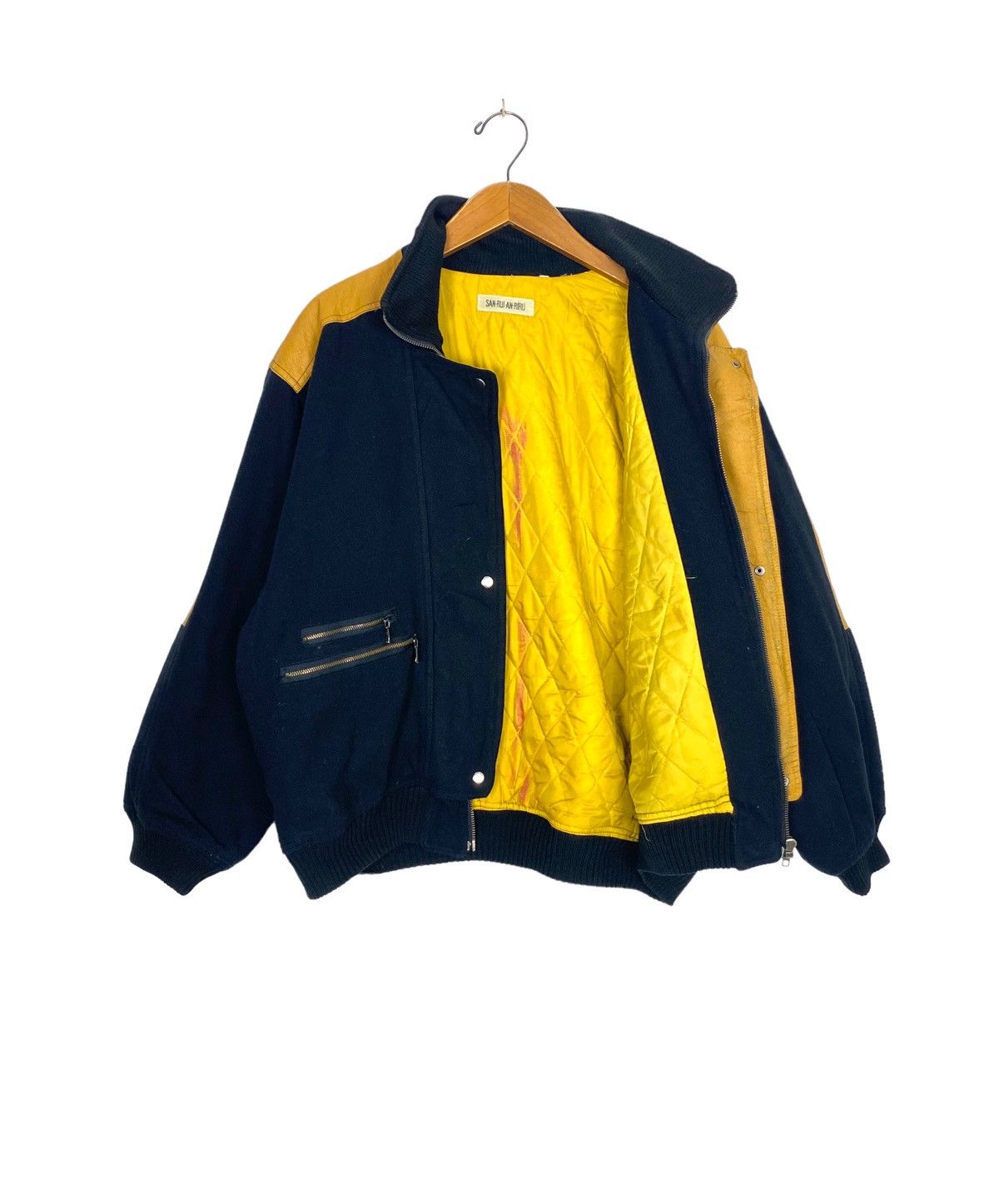 Japanese Brand Rare‼️ Vintage San Rui An Riru Wool Jacket Size US M / EU 48-50 / 2 - 2 Thumbnail