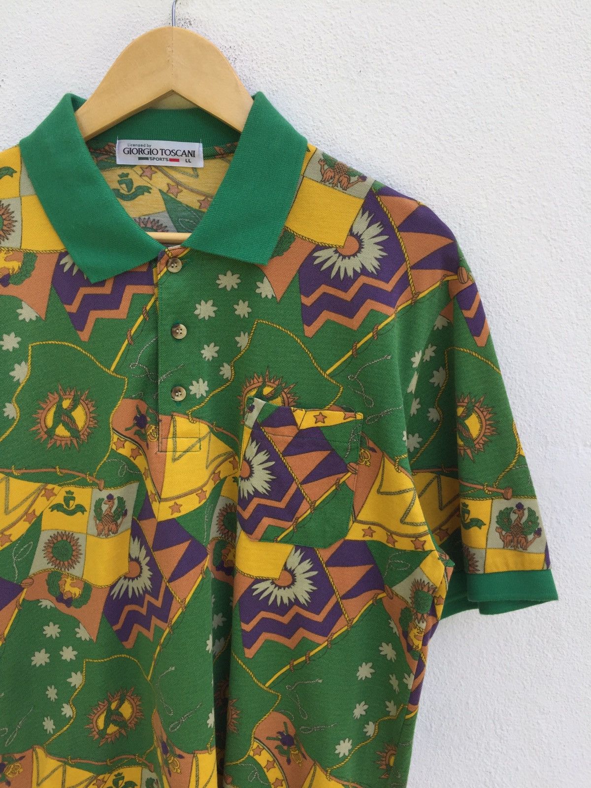 Georgio Toscani Baroque Royalty Polo Shirt European Styled
