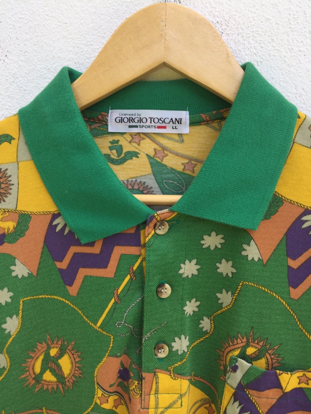 Georgio Toscani Baroque Royalty Polo Shirt European Styled