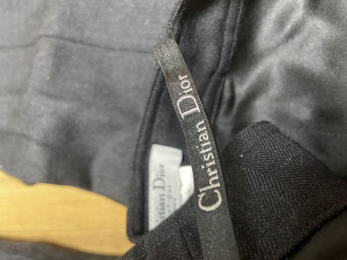 Dior 38 Christian Dior cargo zip logo wool pants Size 26" / US 2 / IT 38 - 5 Thumbnail