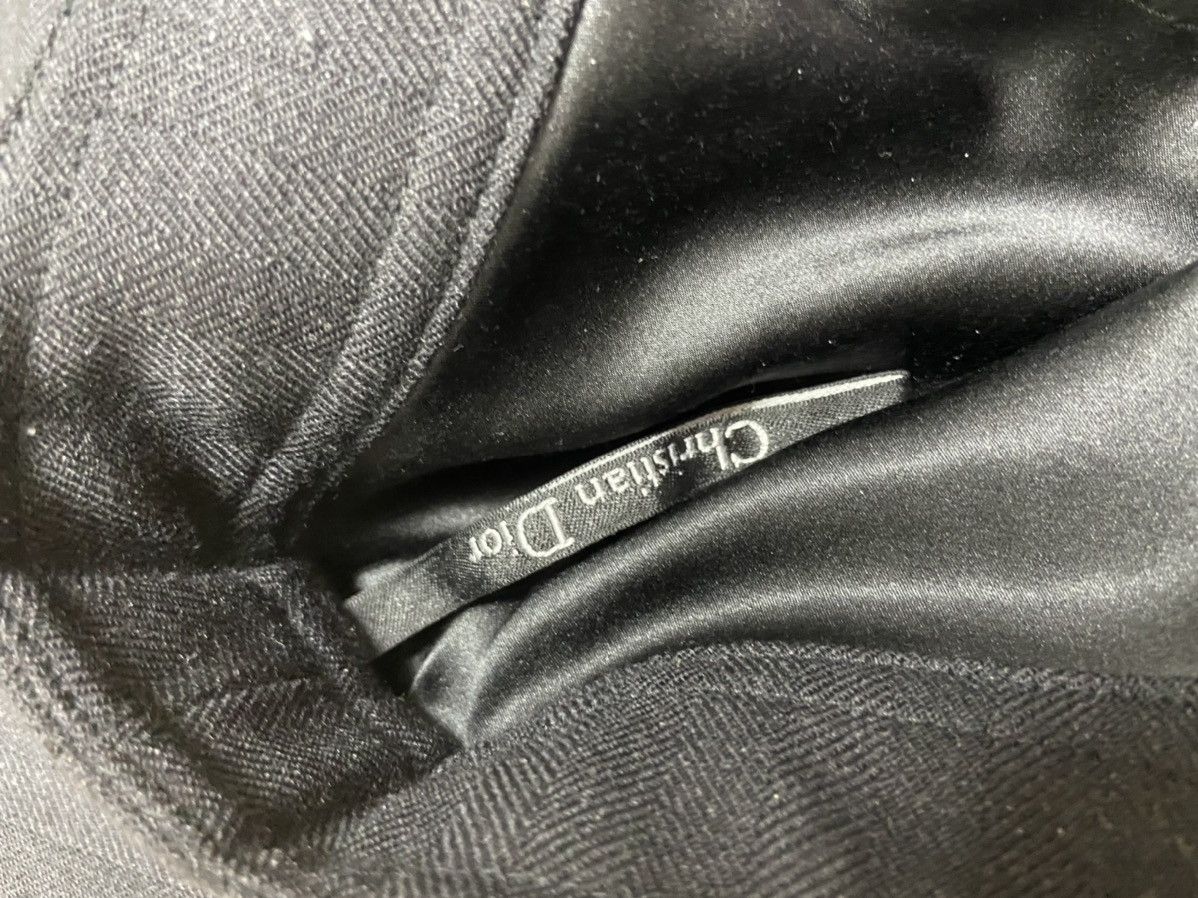 Dior 38 Christian Dior cargo zip logo wool pants Size 26" / US 2 / IT 38 - 4 Thumbnail