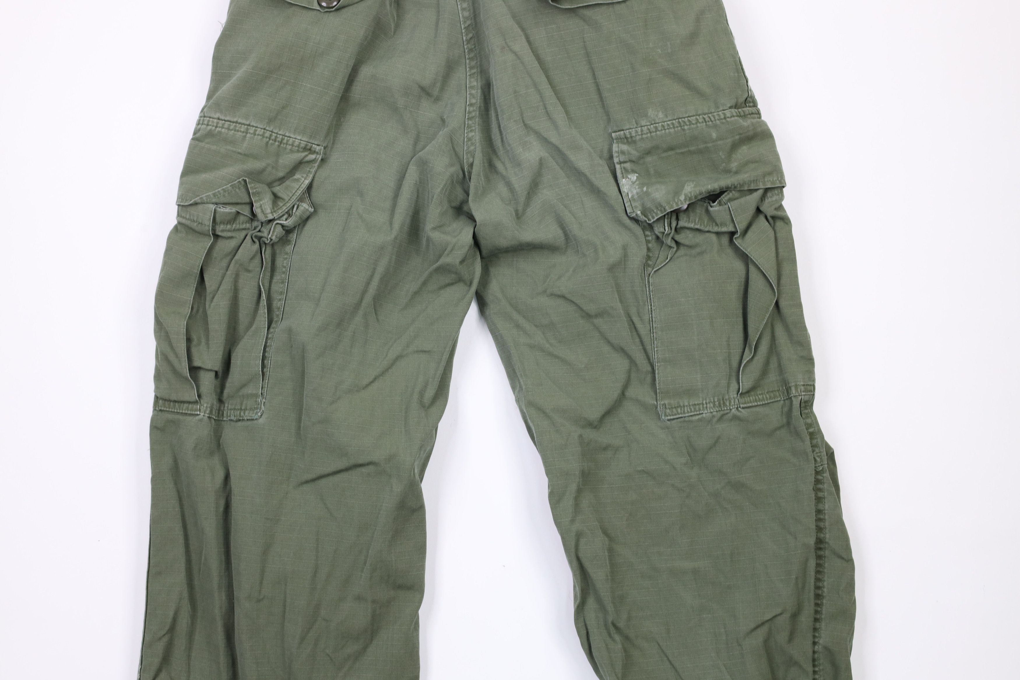 Vintage Vintage 60s Vietnam War WR Poplin Ripstop Cargo Pants USA Size US 32 / EU 48 - 14 Thumbnail
