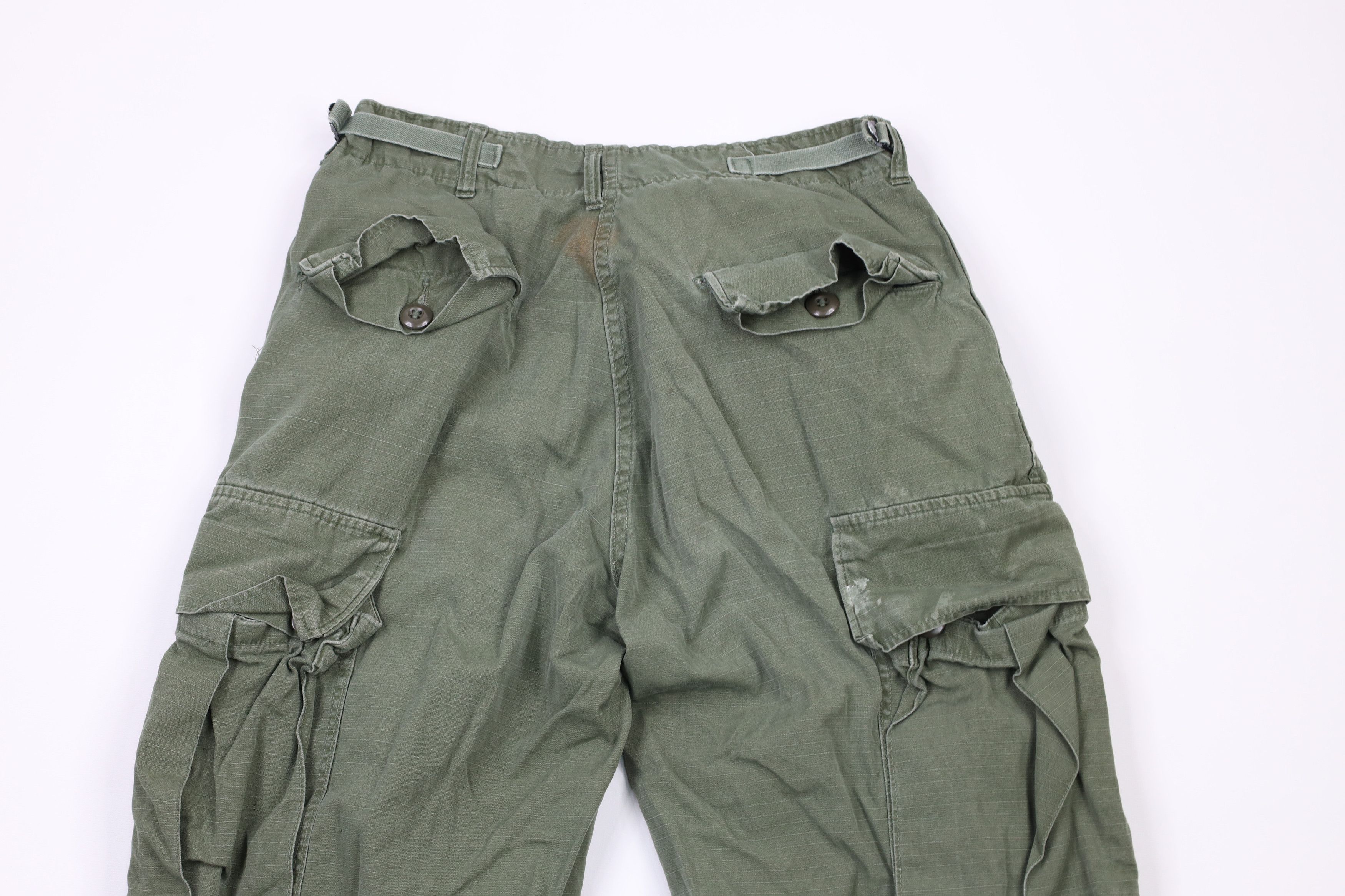 Vintage Vintage 60s Vietnam War WR Poplin Ripstop Cargo Pants USA Size US 32 / EU 48 - 13 Thumbnail