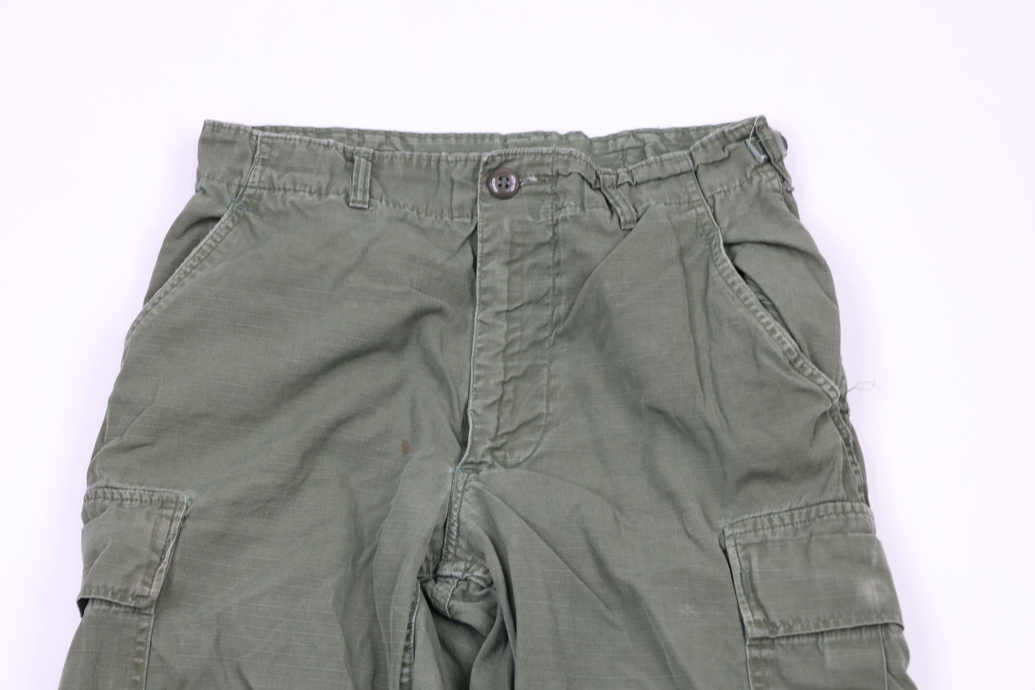 Vintage Vintage 60s Vietnam War WR Poplin Ripstop Cargo Pants USA Size US 32 / EU 48 - 2 Thumbnail