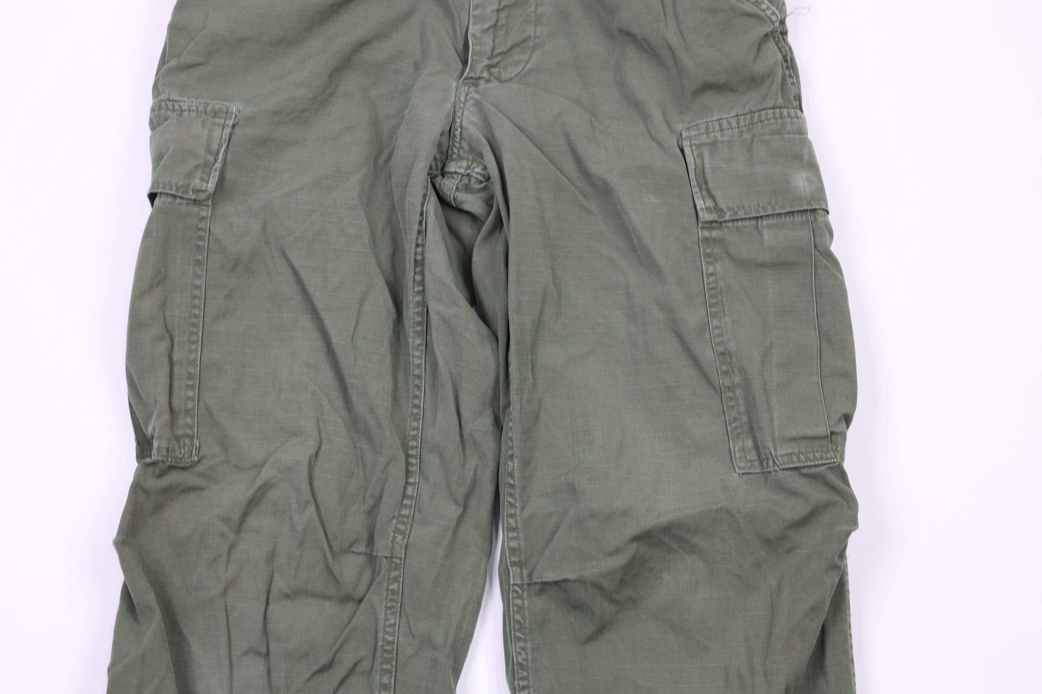 Vintage Vintage 60s Vietnam War WR Poplin Ripstop Cargo Pants USA Size US 32 / EU 48 - 3 Thumbnail