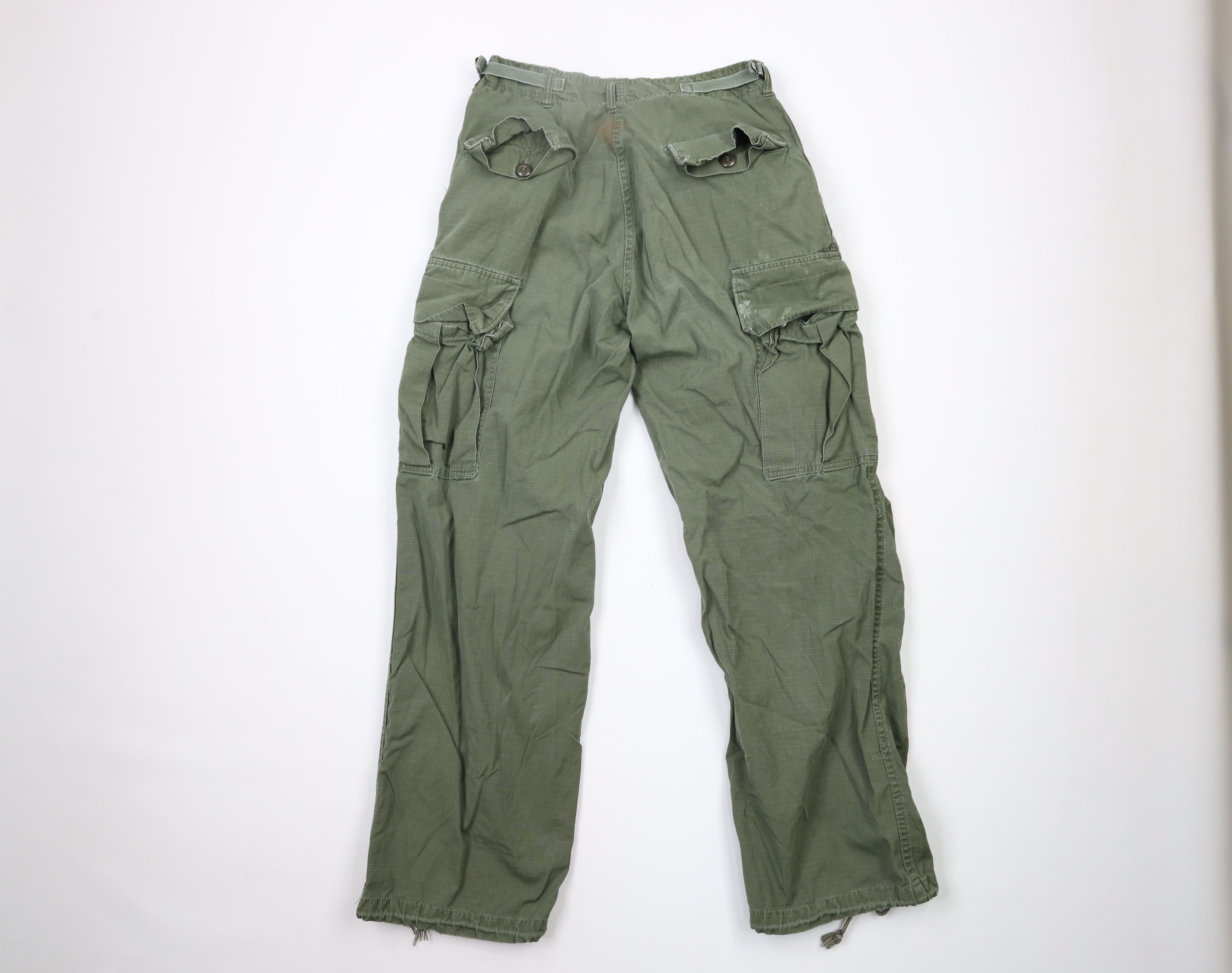 Vintage Vintage 60s Vietnam War WR Poplin Ripstop Cargo Pants USA Size US 32 / EU 48 - 12 Thumbnail