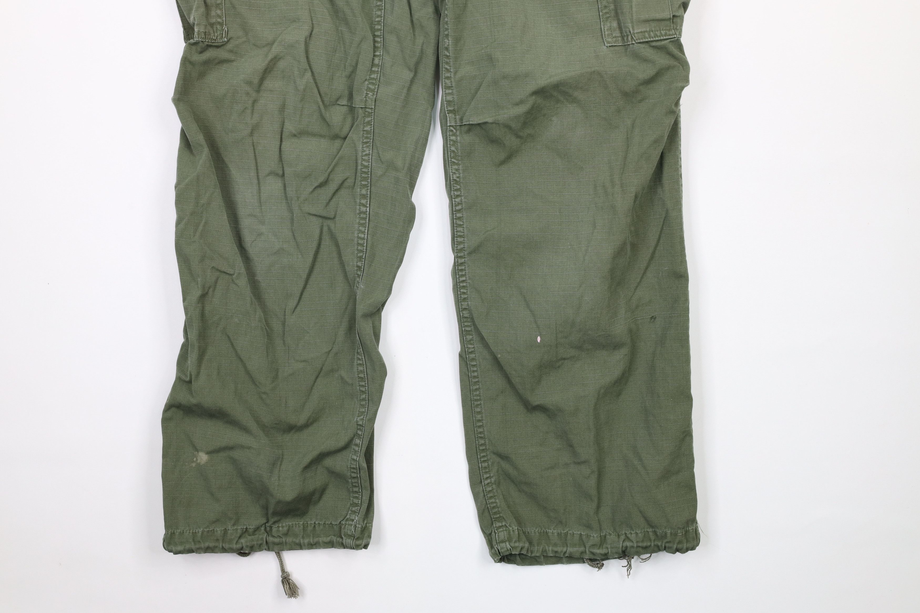 Vintage Vintage 60s Vietnam War WR Poplin Ripstop Cargo Pants USA Size US 32 / EU 48 - 4 Thumbnail