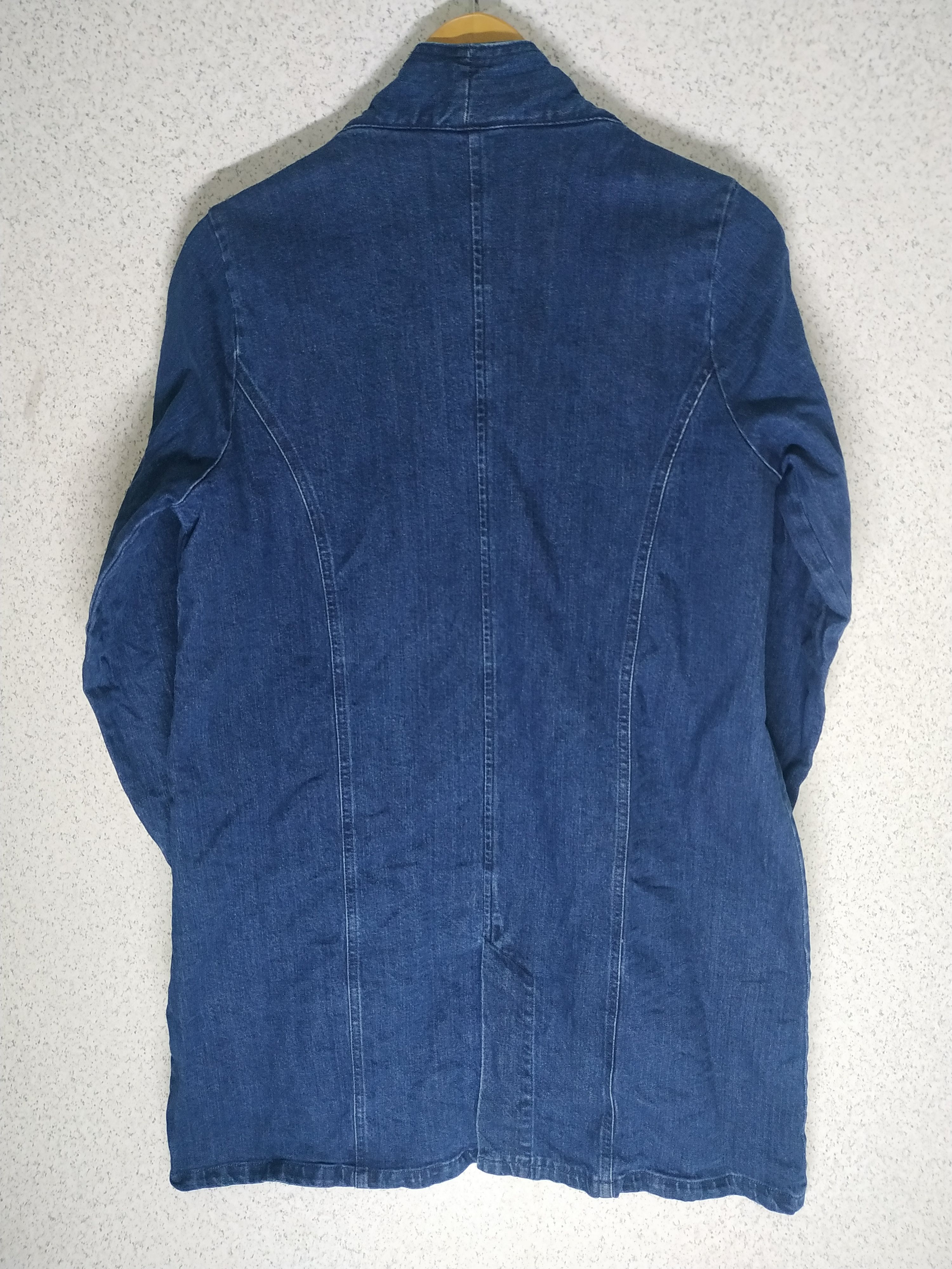Japanese Brand Persodea Open Front Denim Cardigan Size US L / EU 52-54 / 3 - 2 Thumbnail