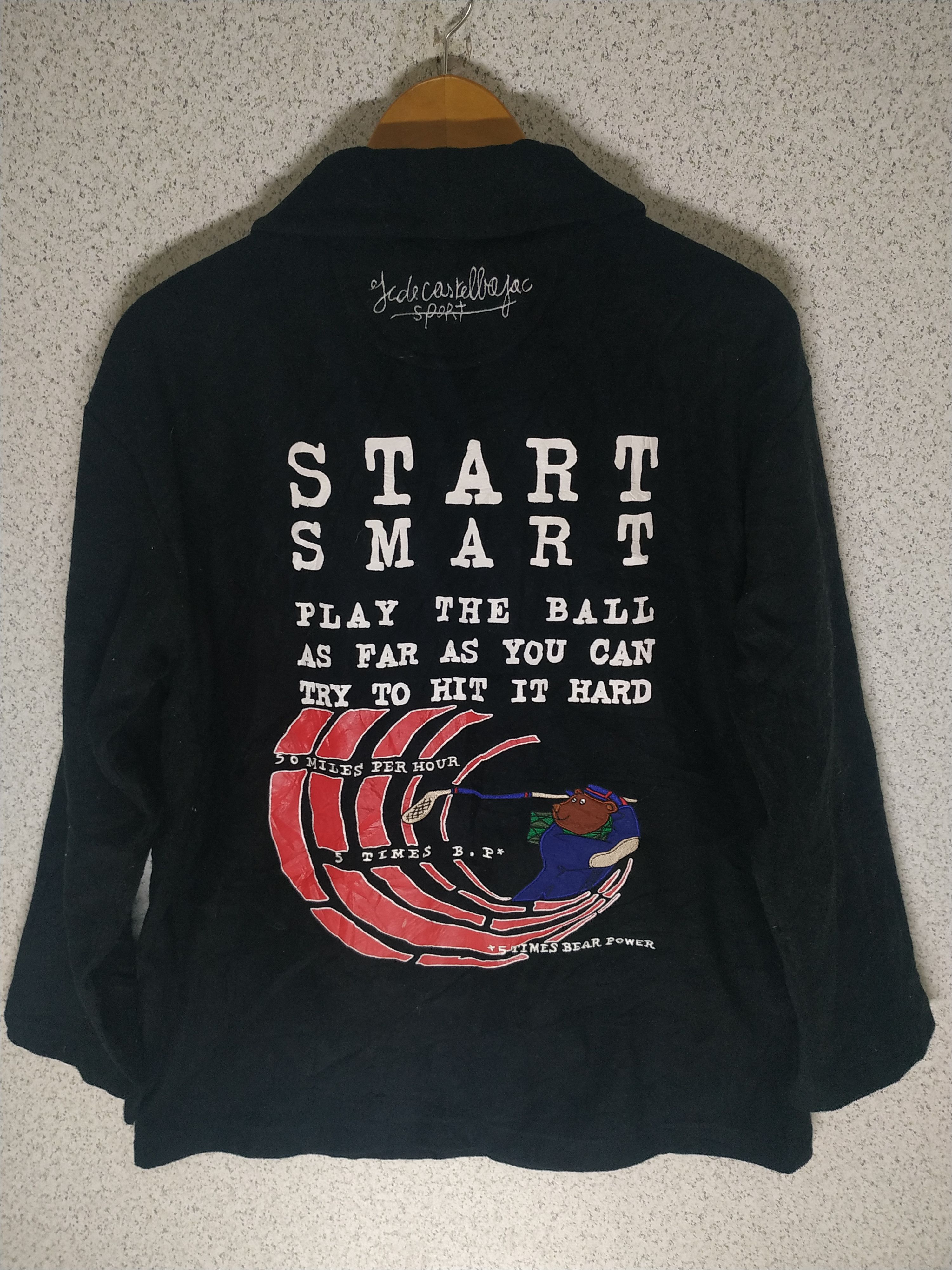 Jean Charles De Castelbajac × Vintage Vintage Jean Charles De Castelbajac Sport Fleece Sweater Size US M / EU 48-50 / 2 - 1 Thumbnail