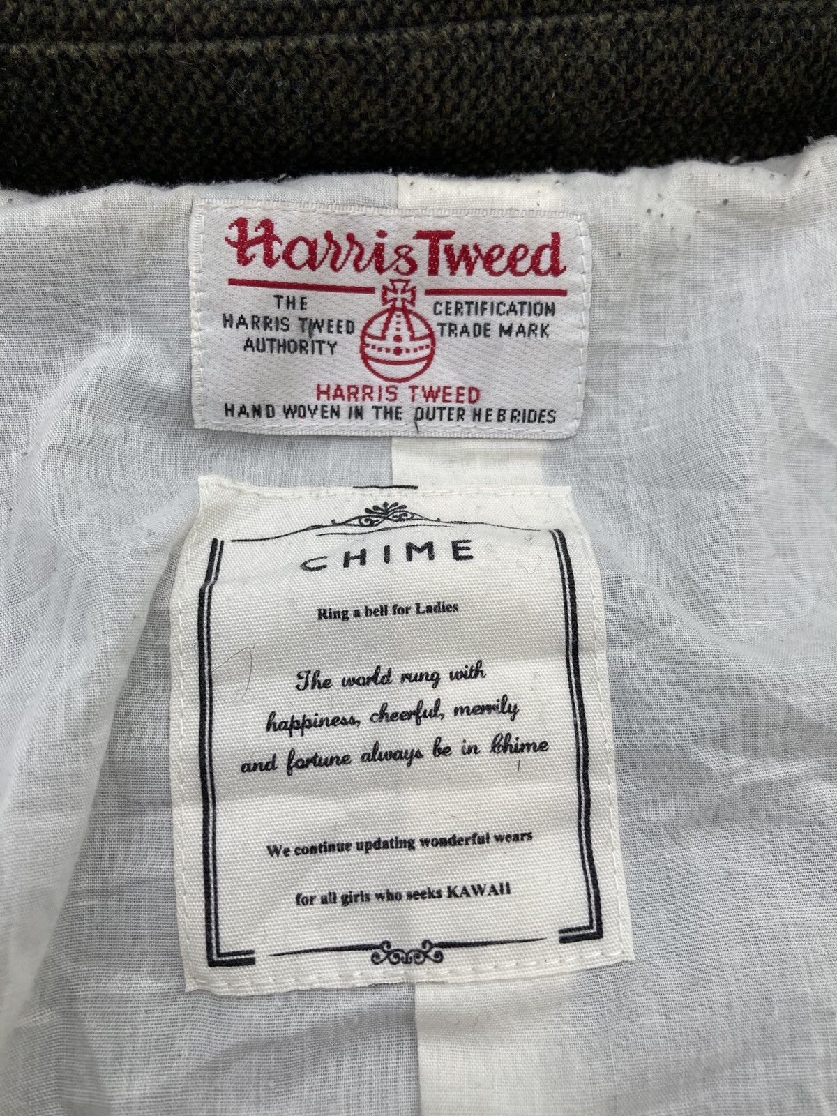 Harris Tweed HARRIS TWEED x CHIME WOOL LONG JACKET Size US M / EU 48-50 / 2 - 5 Thumbnail
