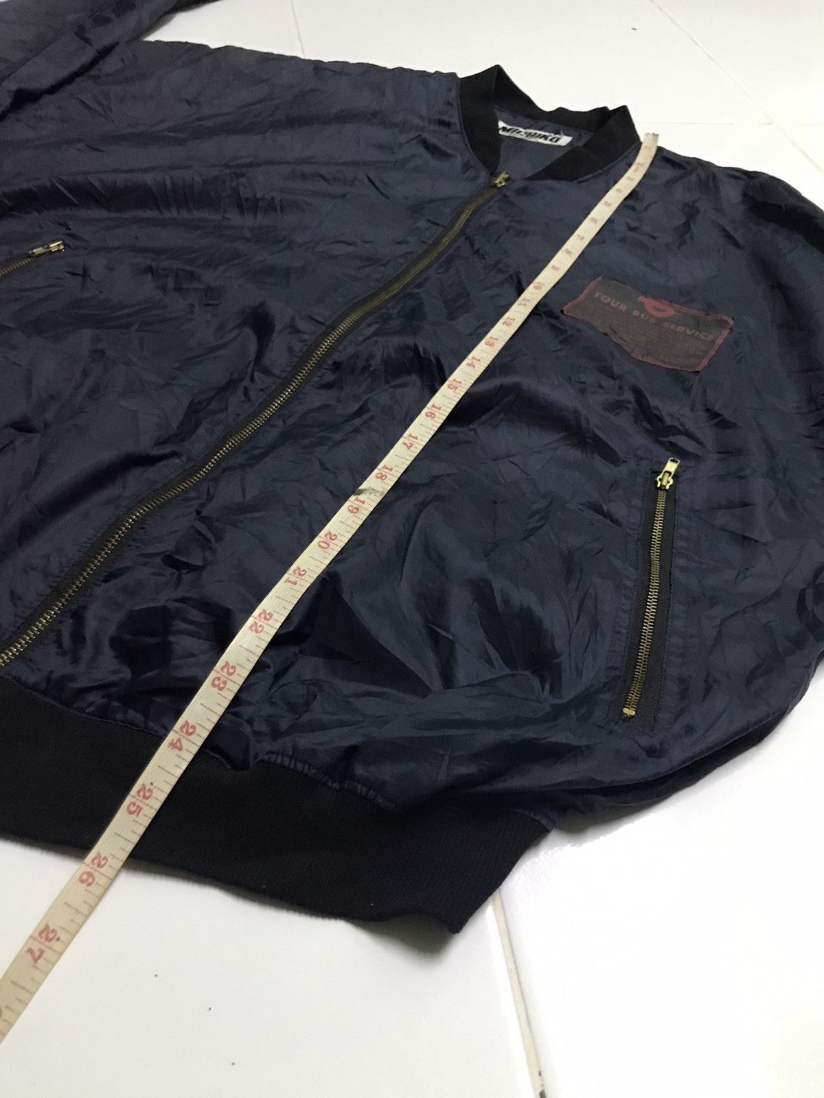Japanese Brand × Michiko Koshino Michiko Koshino London bomber jacket Size US L / EU 52-54 / 3 - 7 Thumbnail