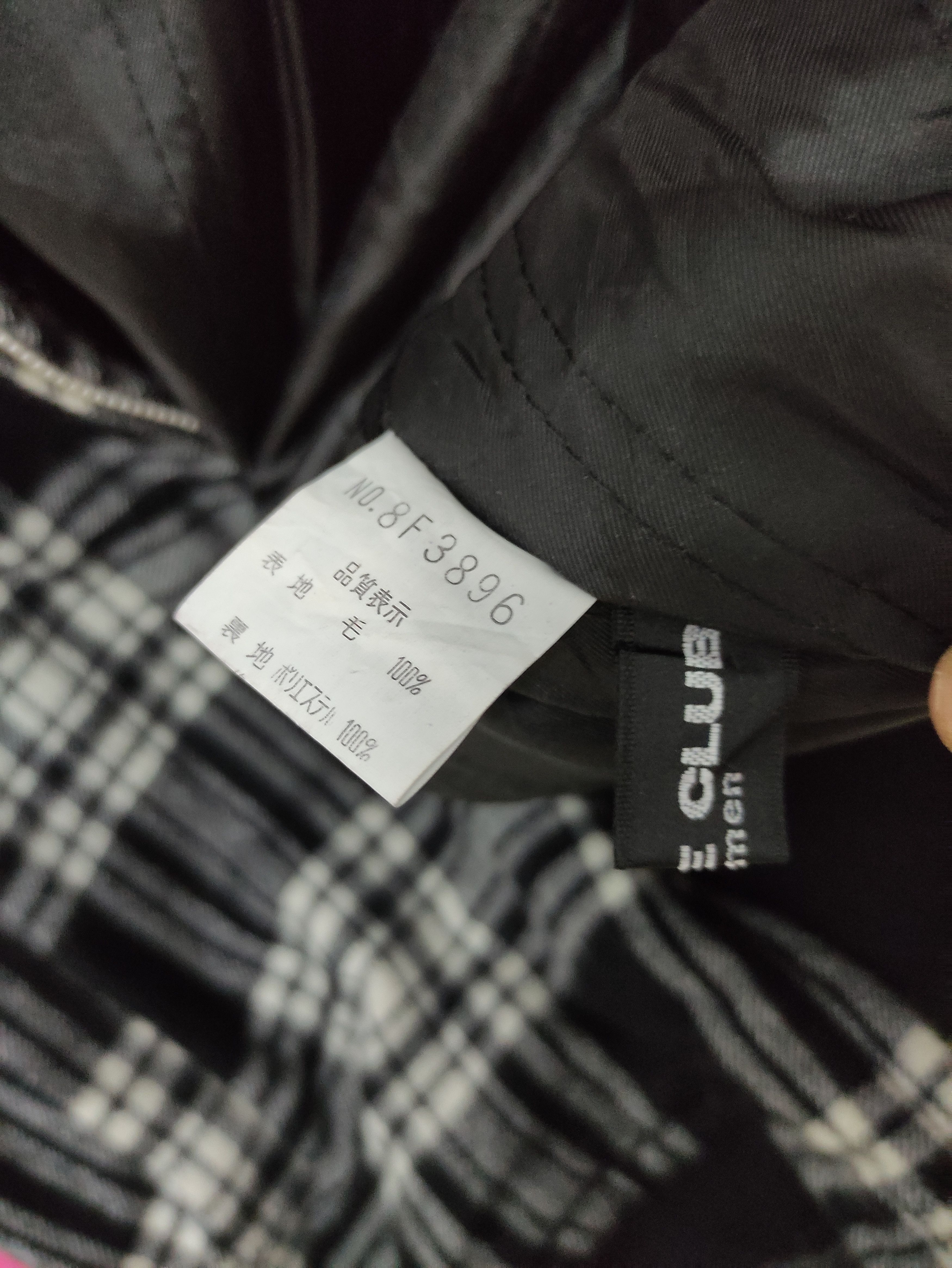 Japanese Brand × Vintage Vintage Nicole Club Checkered Wool Bomber Jacket Size US L / EU 52-54 / 3 - 6 Thumbnail