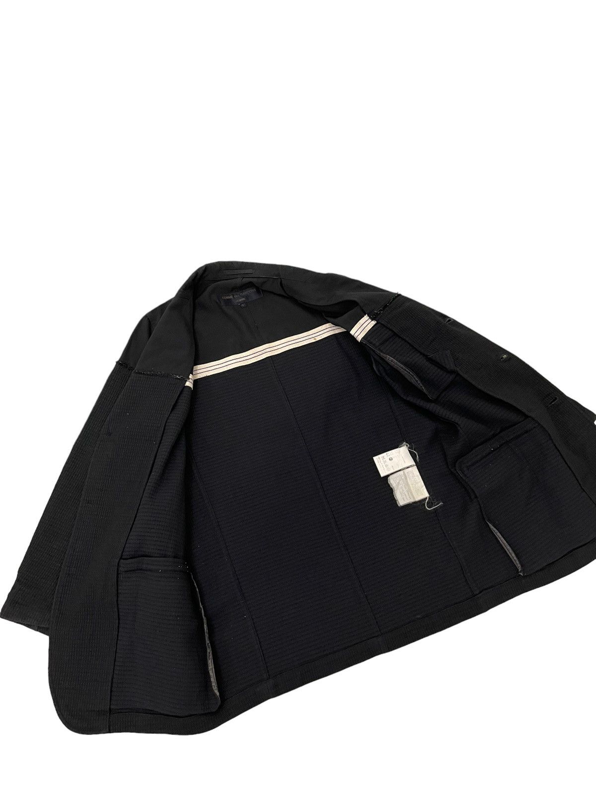Comme des Garcons AD 2000 CDG Homme Hybrid Nylon Attached Wool Blazer 4🟩8 Size US S / EU 44-46 / 1 - 10 Thumbnail