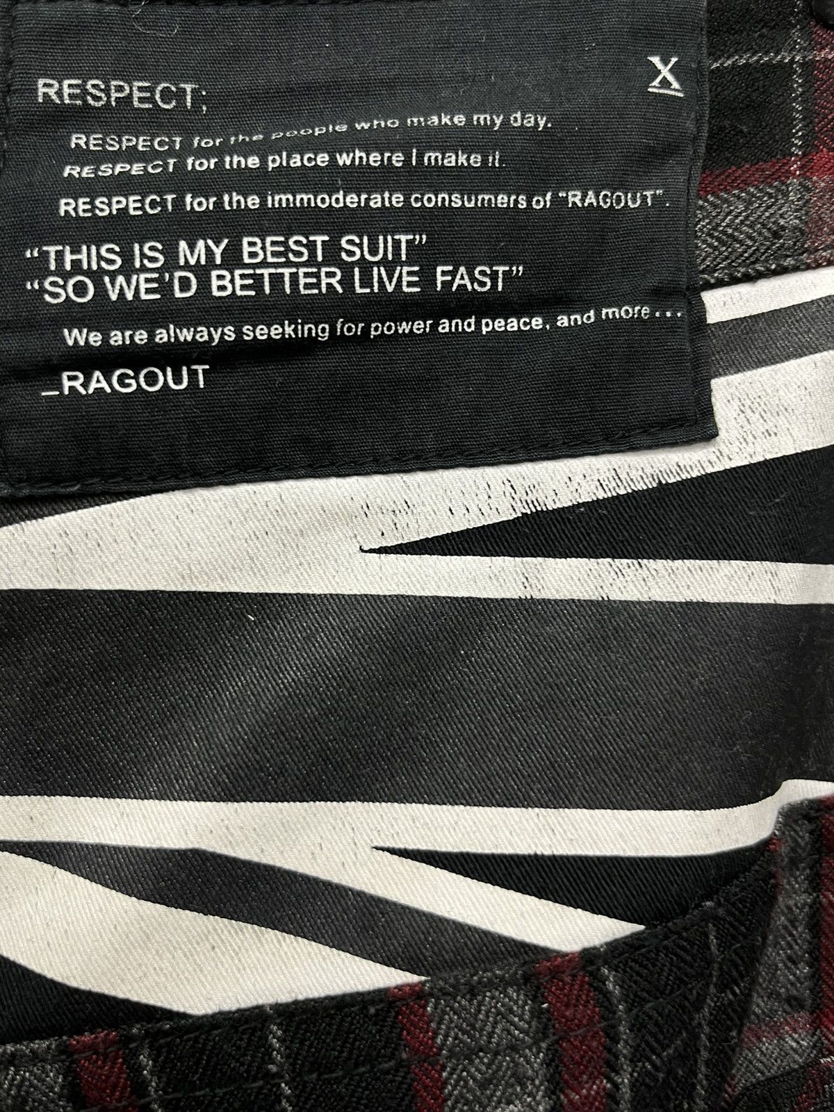 Japanese Brand RAGOUT Underground PunkTartan UnionJack Bondage Zipper Pants Size US 30 / EU 46 - 11 Thumbnail