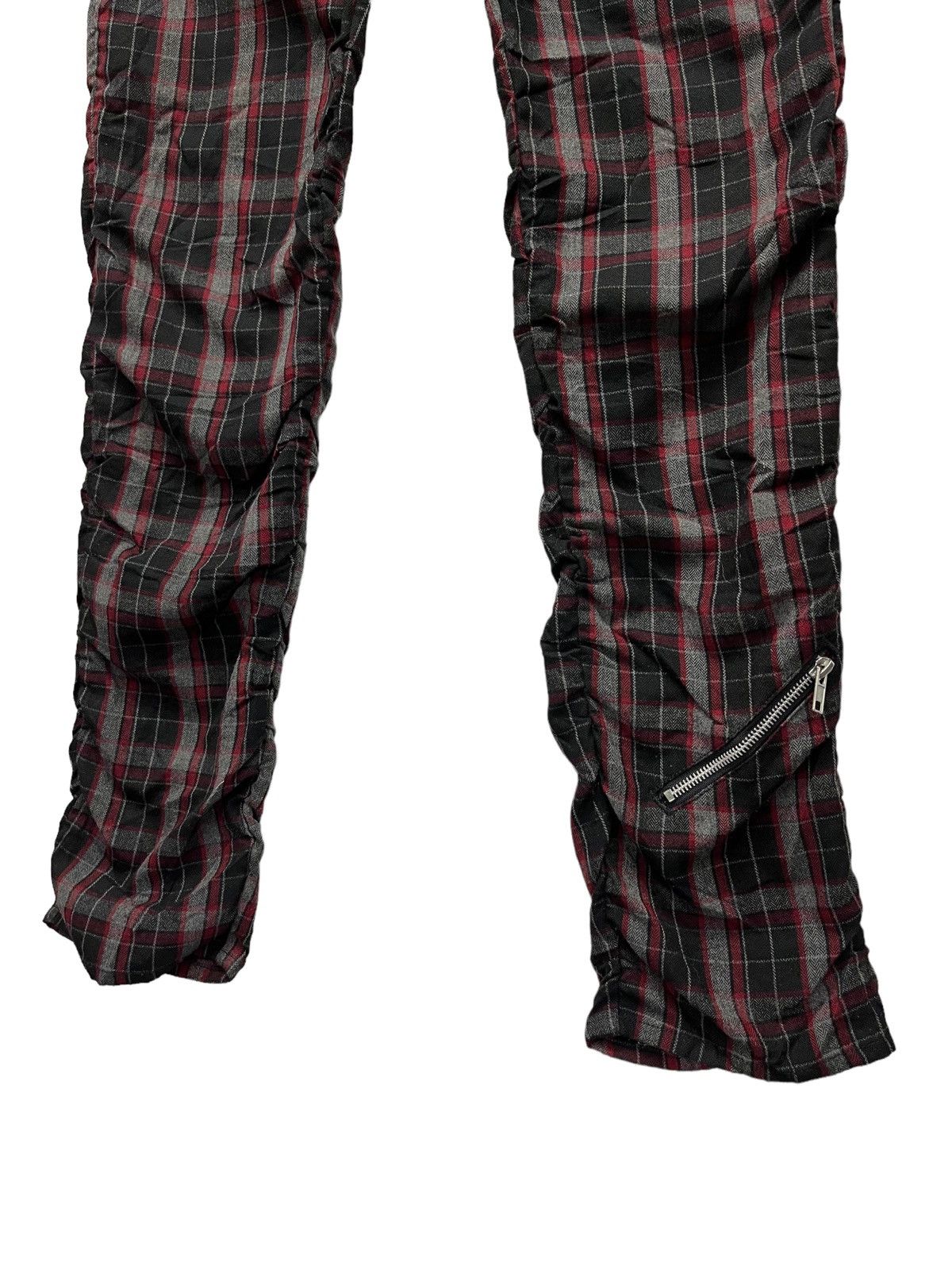 Japanese Brand RAGOUT Underground PunkTartan UnionJack Bondage Zipper Pants Size US 30 / EU 46 - 6 Thumbnail