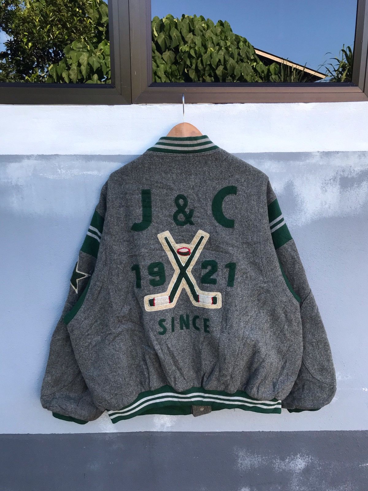 Vintage Vintage Ice hockey varsity jacket rare Size US L / EU 52-54 / 3 - 1 Thumbnail