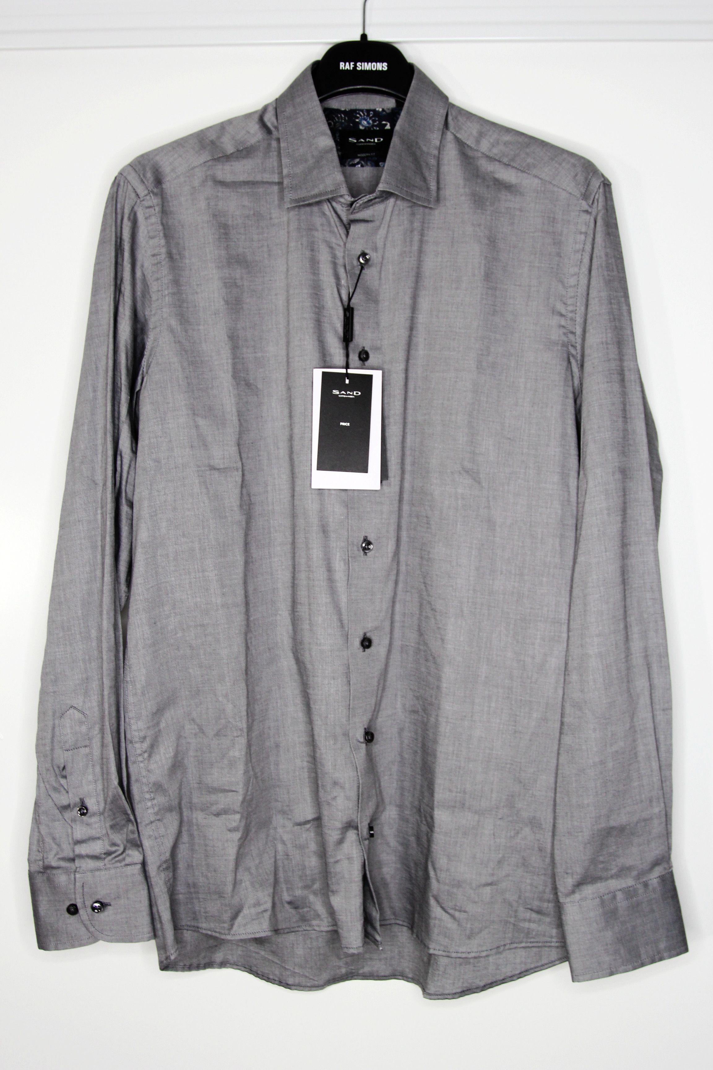 SAND BNWT AW20 SAND COPENHAGEN STATE N2 SOFT GREY SHIRT 41 Size US M / EU 48-50 / 2 - 1 Thumbnail