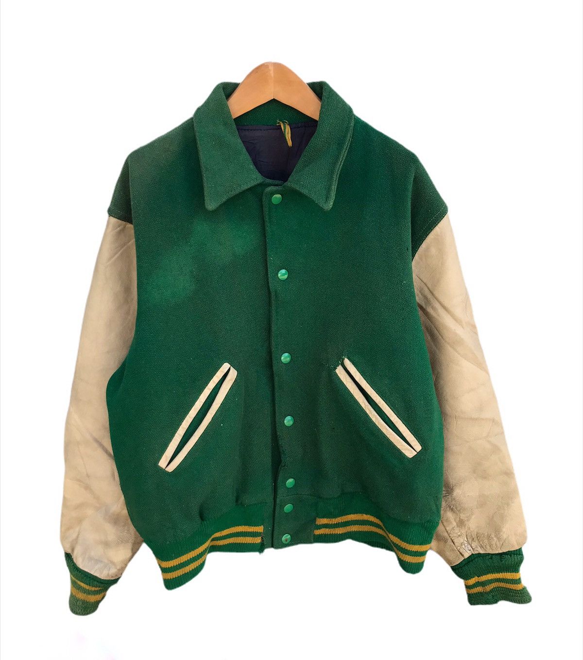 Vintage Vintage 70s Varsity jacket Size US M / EU 48-50 / 2 - 2 Thumbnail