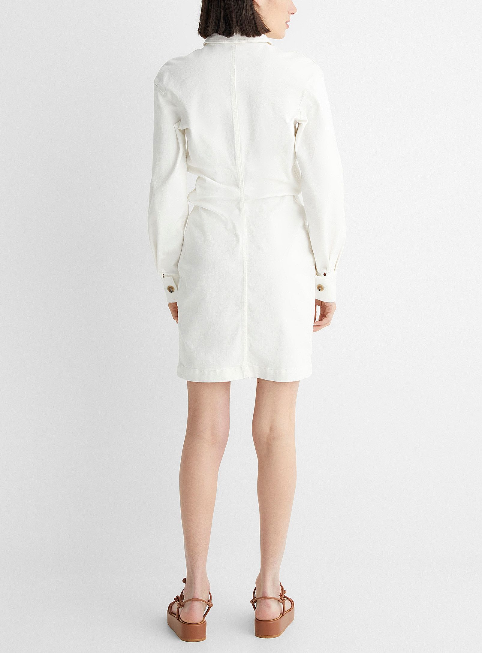 Nanushka BNWT SS21 NANUSHKA DAISY DRAPED WAIST LONG SHIRT DRESS S Size US S / EU 44-46 / 1 - 14 Thumbnail
