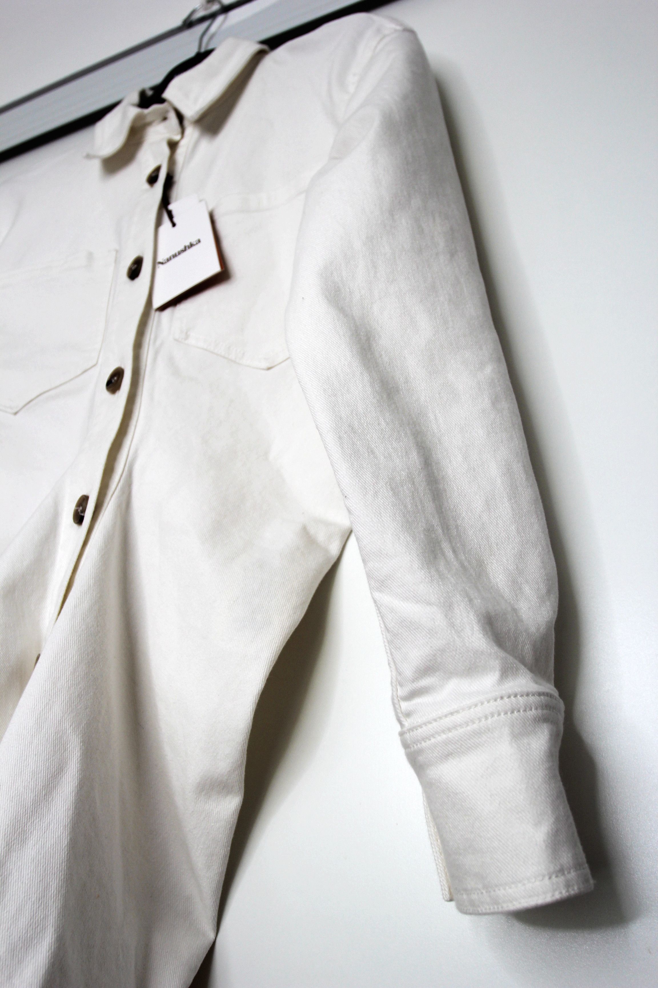 Nanushka BNWT SS21 NANUSHKA DAISY DRAPED WAIST LONG SHIRT DRESS S Size US S / EU 44-46 / 1 - 6 Thumbnail