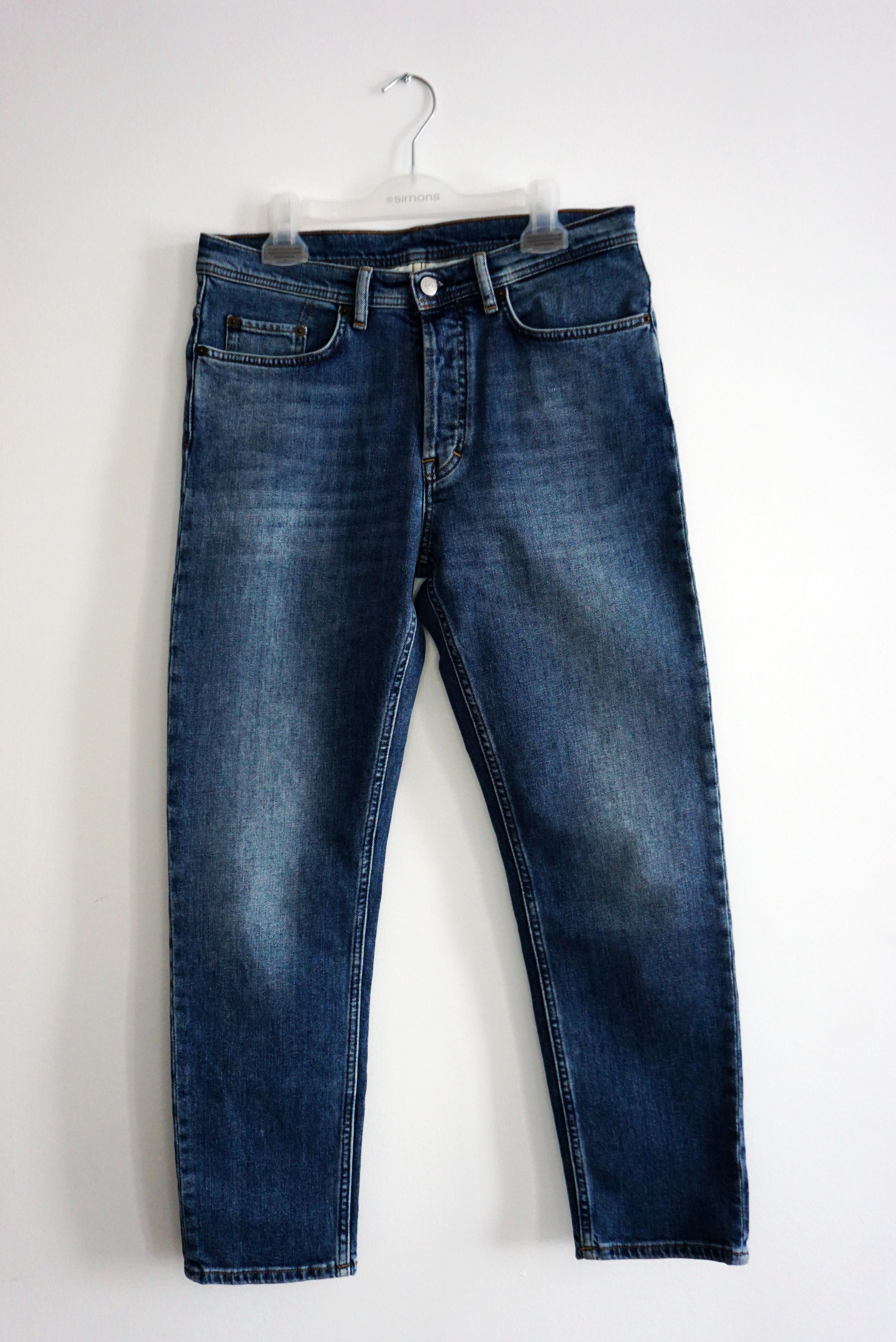 Acne Studios BNWT SS22 ACNE STUDIOS RIVER MID BLUE JEANS 29 Size US 29 - 2 Thumbnail