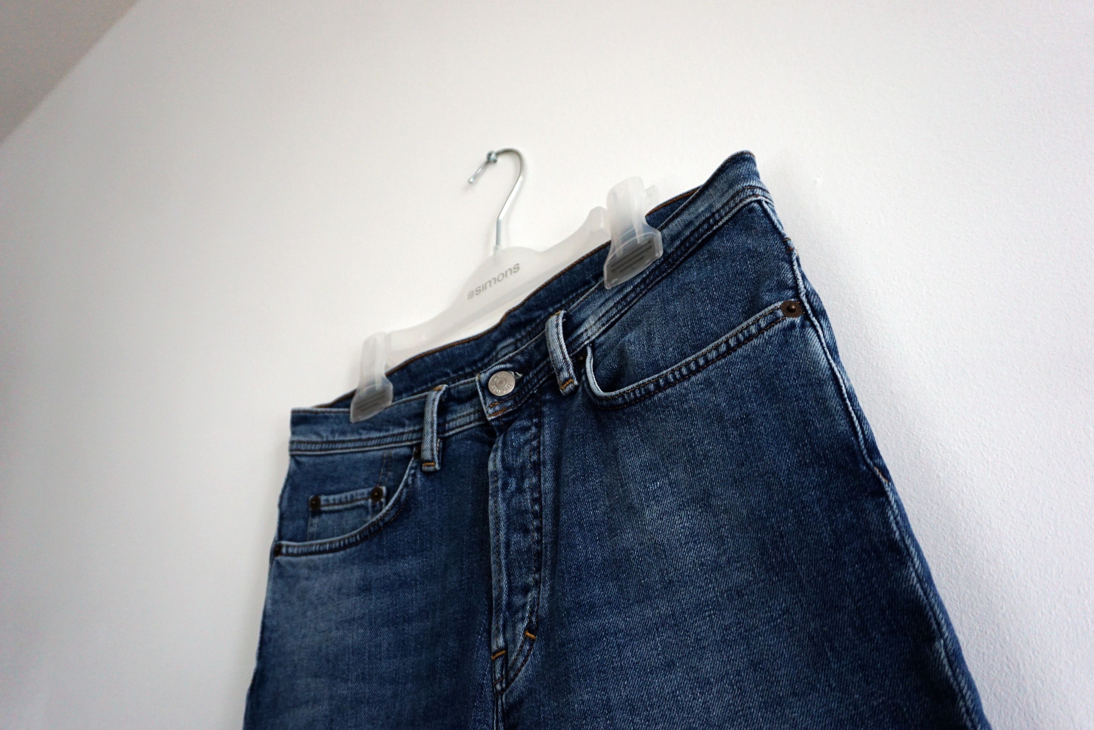 Acne Studios BNWT SS22 ACNE STUDIOS RIVER MID BLUE JEANS 29 Size US 29 - 4 Thumbnail