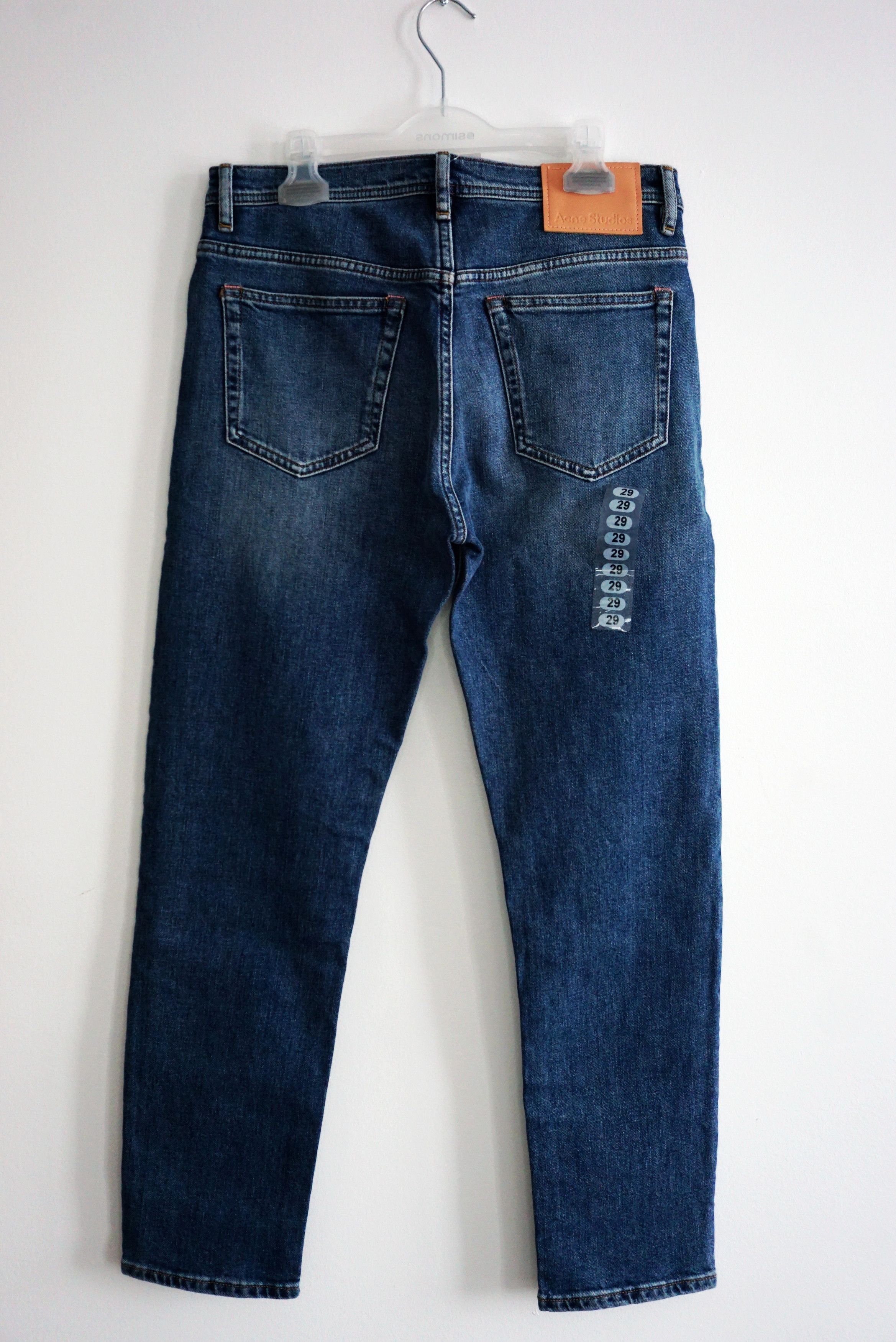 Acne Studios BNWT SS22 ACNE STUDIOS RIVER MID BLUE JEANS 29 Size US 29 - 3 Thumbnail
