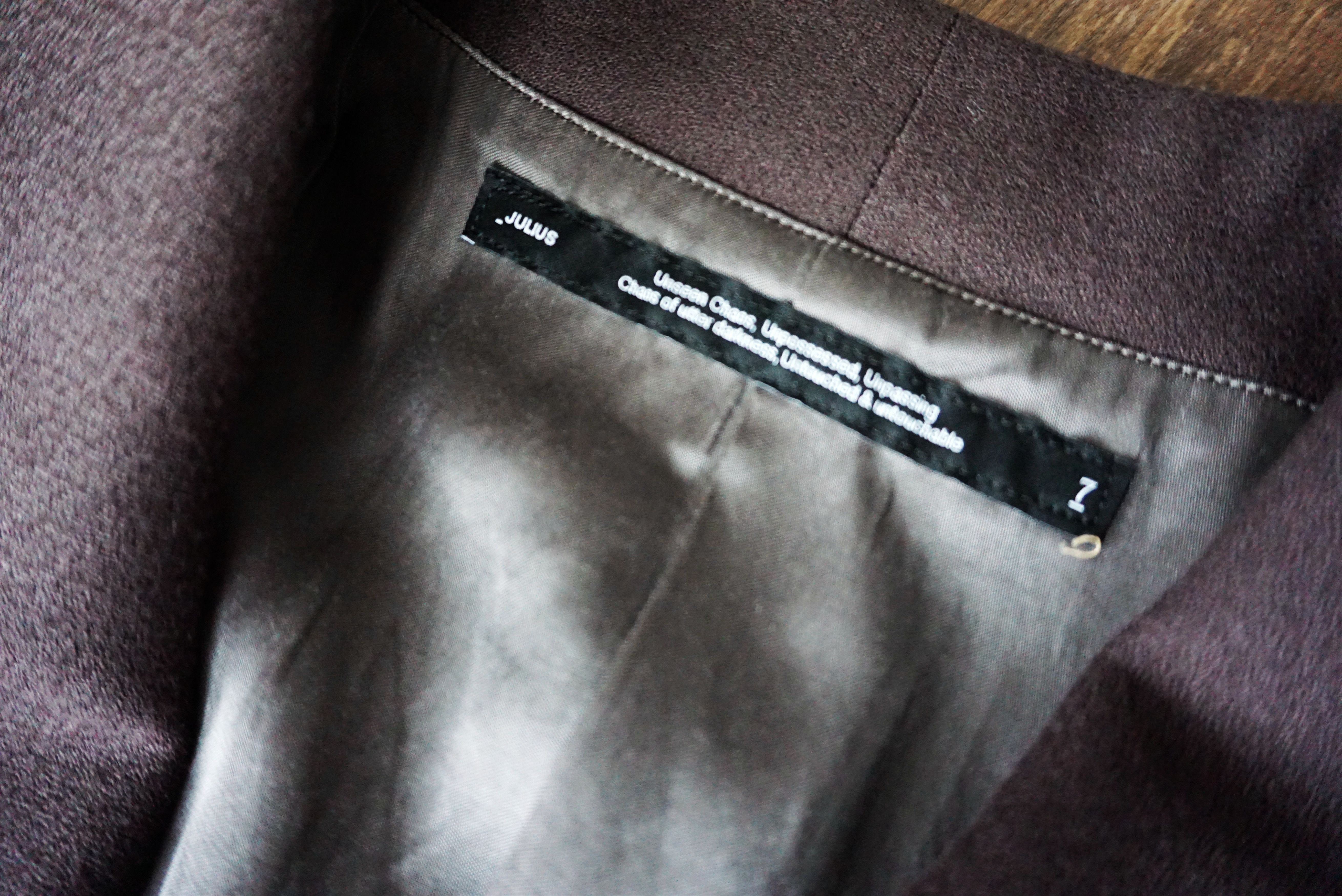 Julius BNWT AW21 JULIUS "RESILIENCE" HIGN NECK COAT 4 Size US XL / EU 56 / 4 - 9 Thumbnail