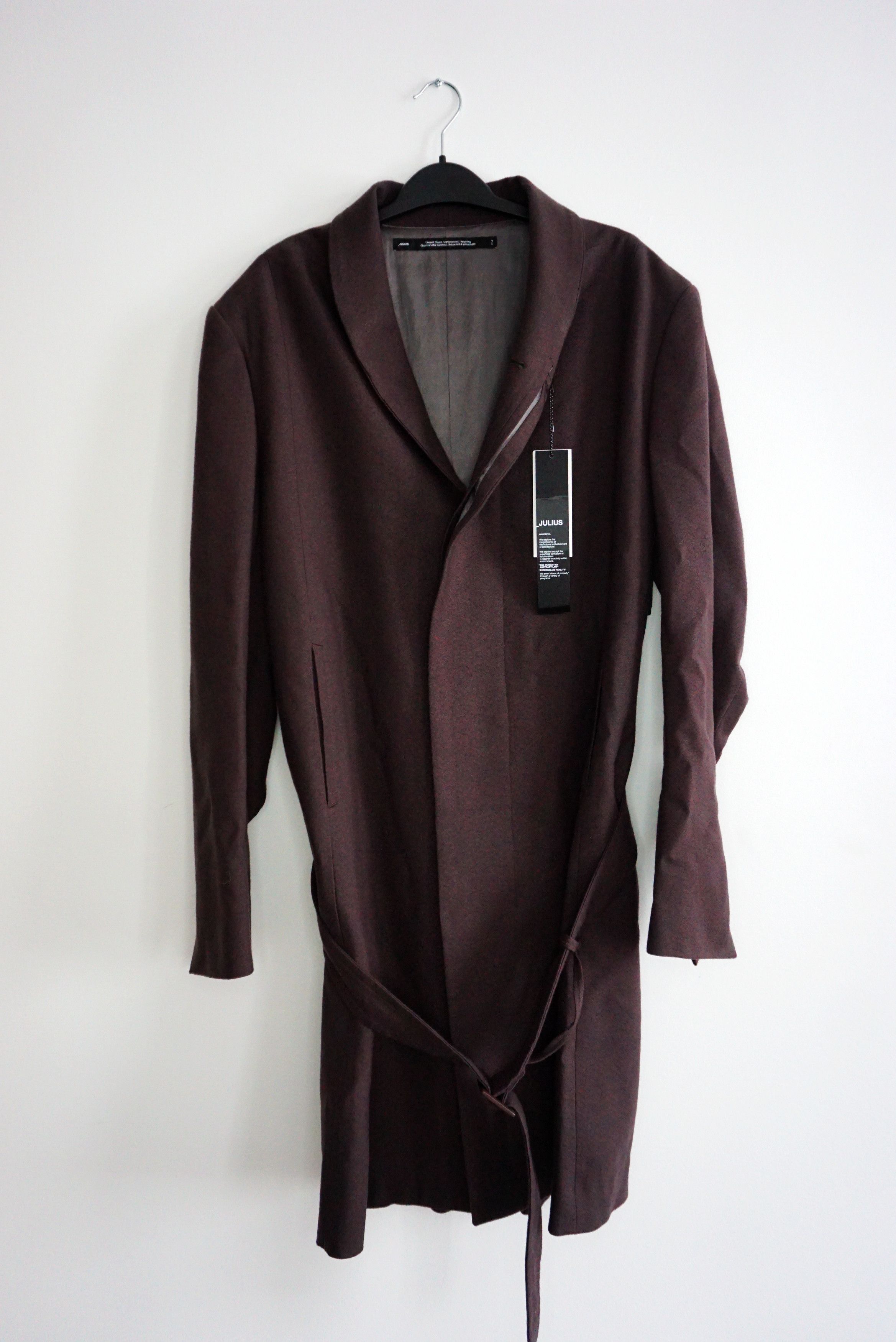 Julius BNWT AW21 JULIUS "RESILIENCE" HIGN NECK COAT 4 Size US XL / EU 56 / 4 - 2 Thumbnail