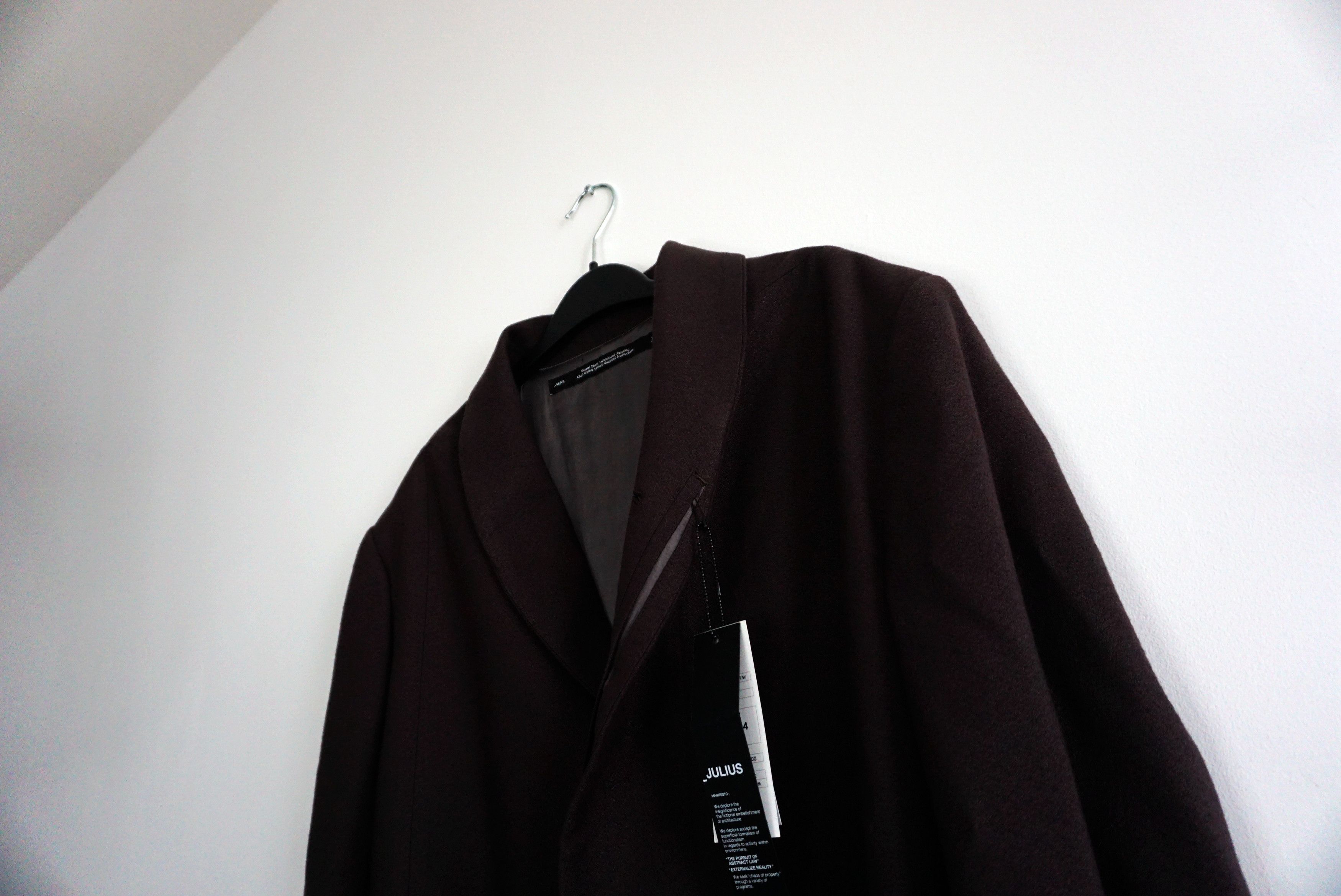 Julius BNWT AW21 JULIUS "RESILIENCE" HIGN NECK COAT 4 Size US XL / EU 56 / 4 - 4 Thumbnail